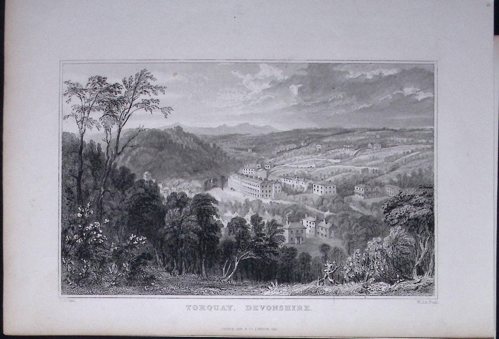 View Overlooking Torquay Devonshire Antique 193 Years-Old Steel-Engraving-32: Title: View Overlooking Torquay Devonshire Antique 193 Years-Old Steel-Engraving-32 Description: View Overlooking Torquay Devonshire Antique 193 Years-Old Steel-Engraving-32 This Antique Steel