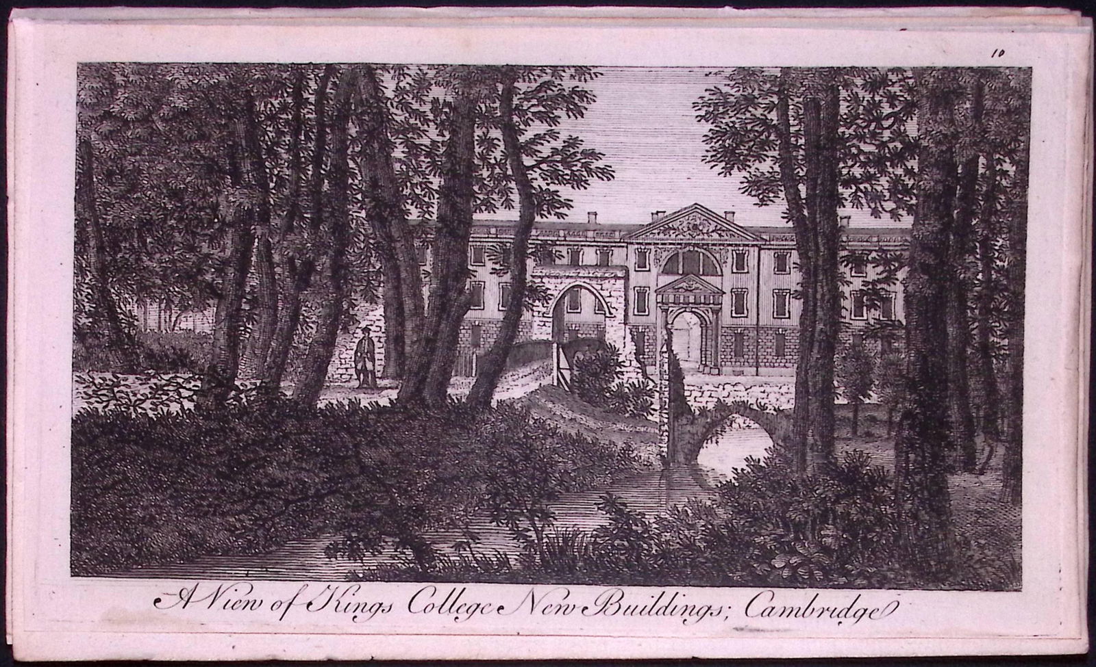 Kings College Cambridge Rare Georgian Copper Antique 1776 Engraving-7a: Title: Kings College Cambridge Rare Georgian Copper Antique 1776 Engraving-7a Description: This Nearly 250-Year-Old Antique Piece Was Removed from an Edition of. A New Display of the Beauties