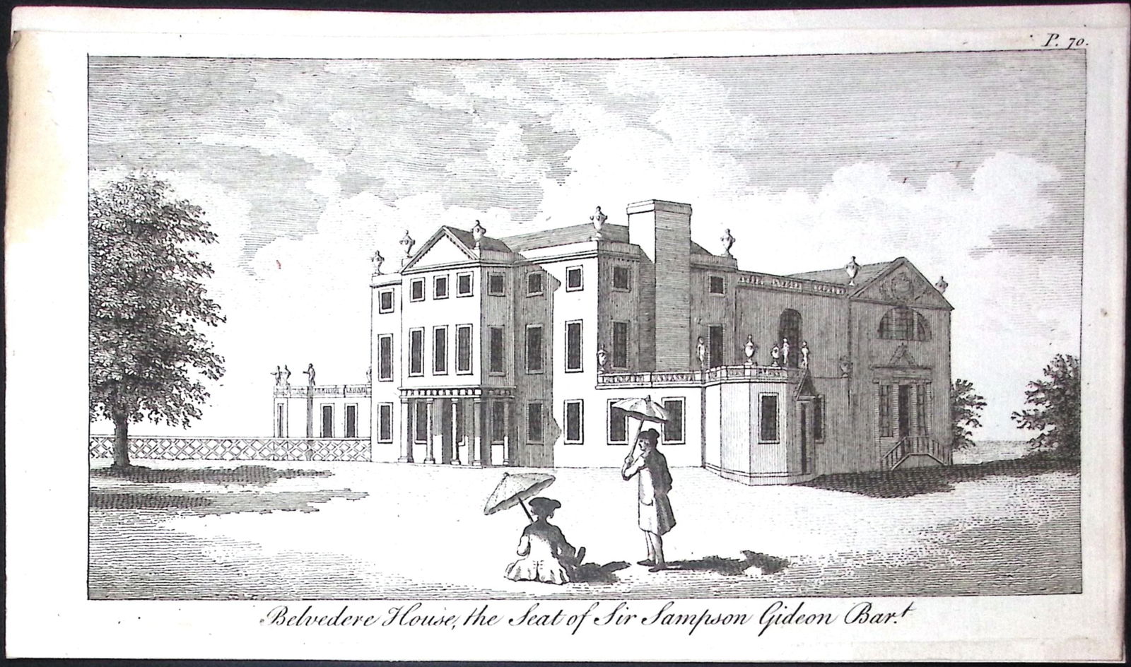 Kent Belvedere House Rare Georgian Copper Antique 1776 Engraving-113.: Title: Kent Belvedere House Rare Georgian Copper Antique 1776 Engraving-113. Description: This Nearly 250-Year-Old Antique Piece Was Removed from an Edition of. A New Display of the Beauties of