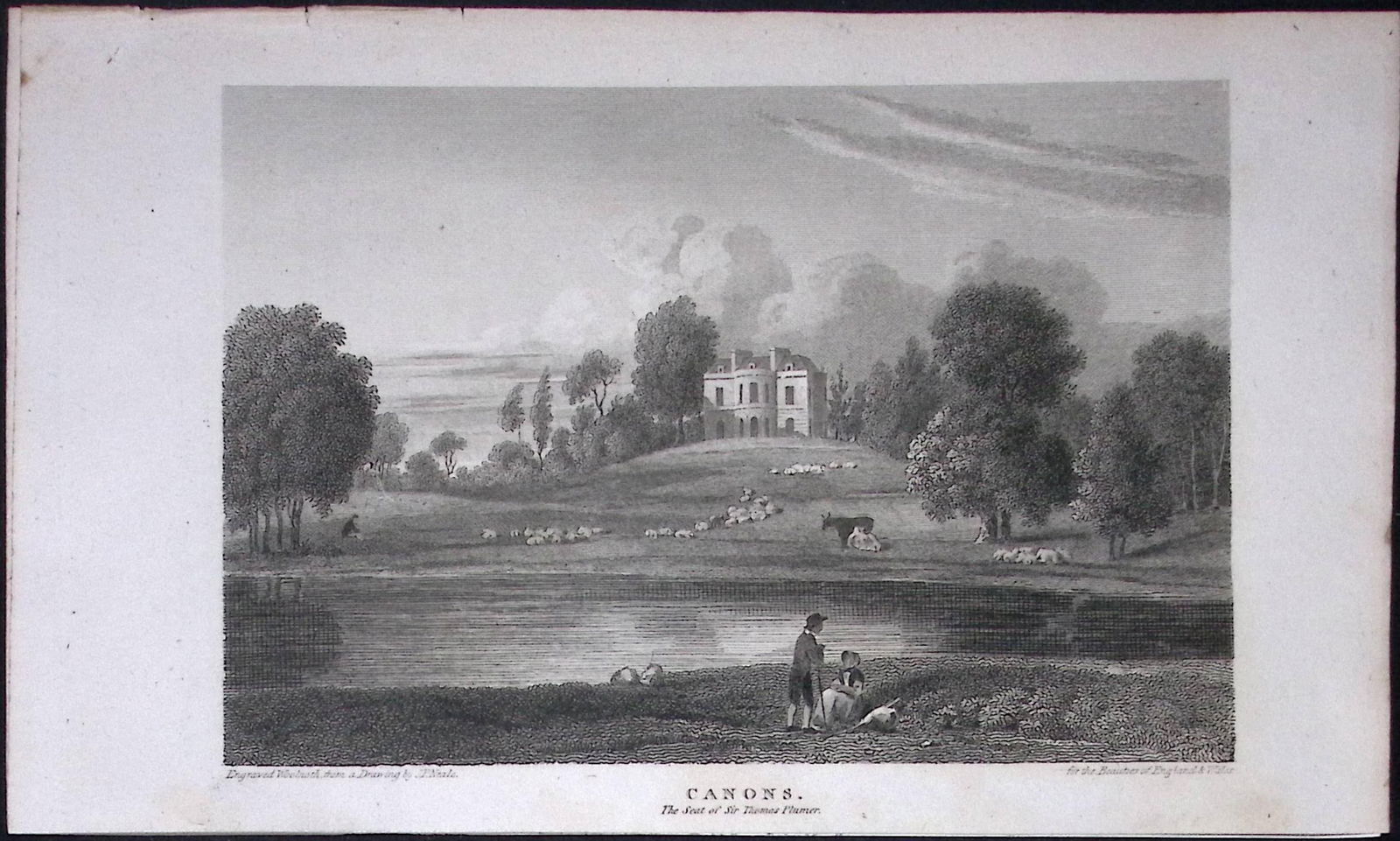 London Park Harrow Antique 200 Years-Old Steel-Engraving-498: Title: London Park Harrow Antique 200 Years-Old Steel-Engraving-498 Description: London Park Harrow Antique 200 Years-Old Steel-Engraving-498 This London Georgian Antique Print Was Removed from