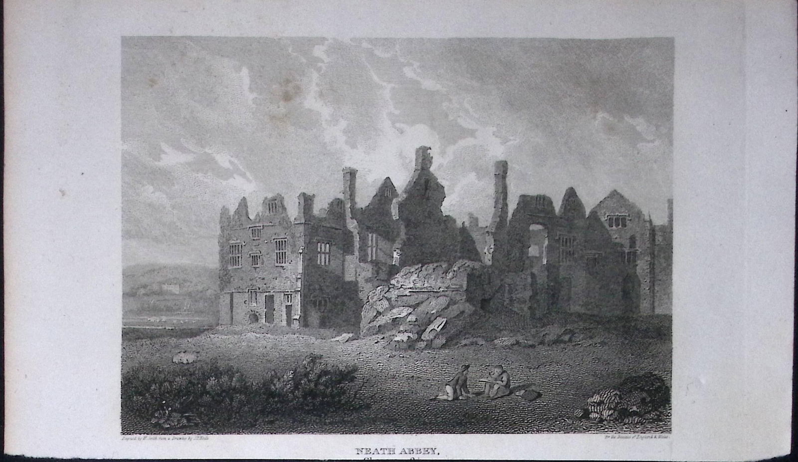 Neath Abbey South Wales Antique 211 Years-Old Georgian Steel-Engraving-483: Title: Neath Abbey South Wales Antique 211 Years-Old Georgian Steel-Engraving-483 Description: Neath Abbey South Wales Antique 211 Years-Old Georgian Steel-Engraving-483