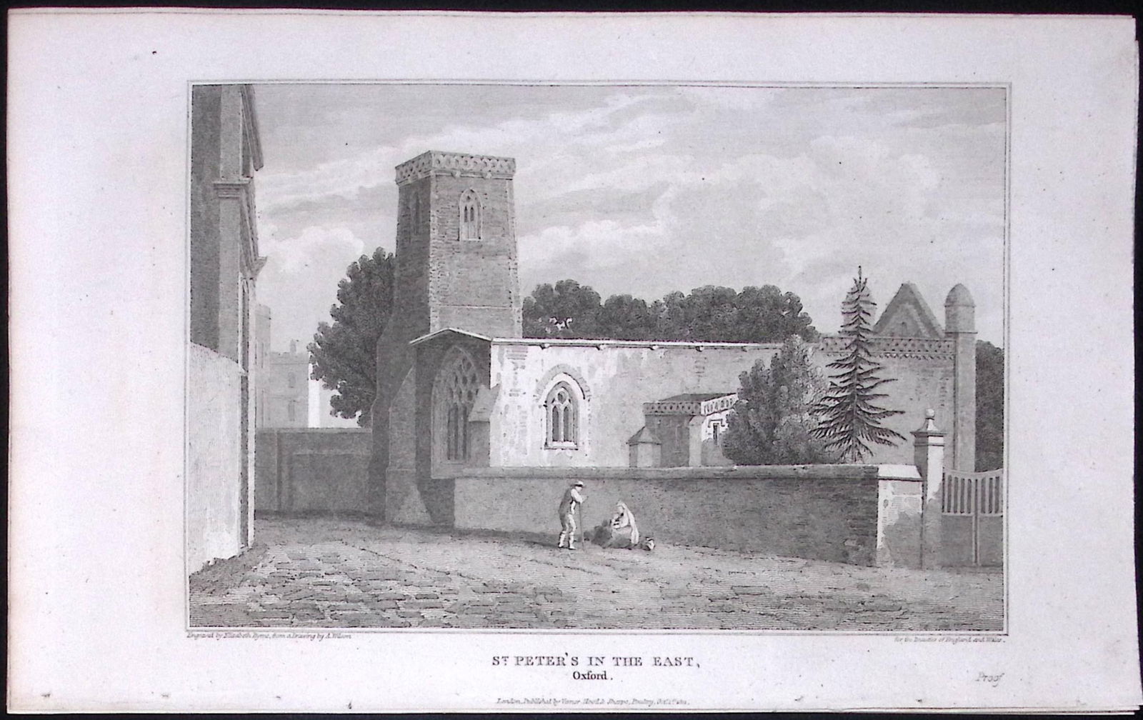 Oxford St Peters In The East Antique 212 Years-Old Steel-Engraving-48: Title: Oxford St Peters In The East Antique 212 Years-Old Steel-Engraving-48 Description: This Oxfordshire Georgian Antique Print Was Removed from a First Edition of.