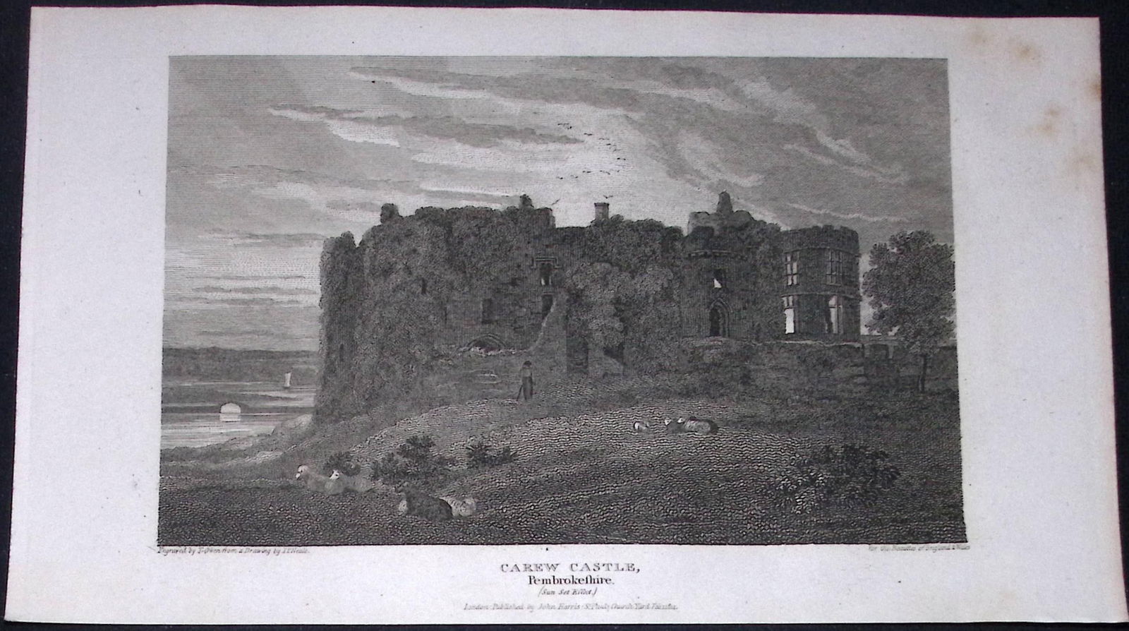 Kilgerran Castle Wales Antique 211 Years-Old Georgian Steel-Engraving-493: Title: Kilgerran Castle Wales Antique 211 Years-Old Georgian Steel-Engraving-493 Description: Kilgerran Castle Wales Antique 211 Years-Old Georgian Steel-Engraving-493 This Welsh Georgian