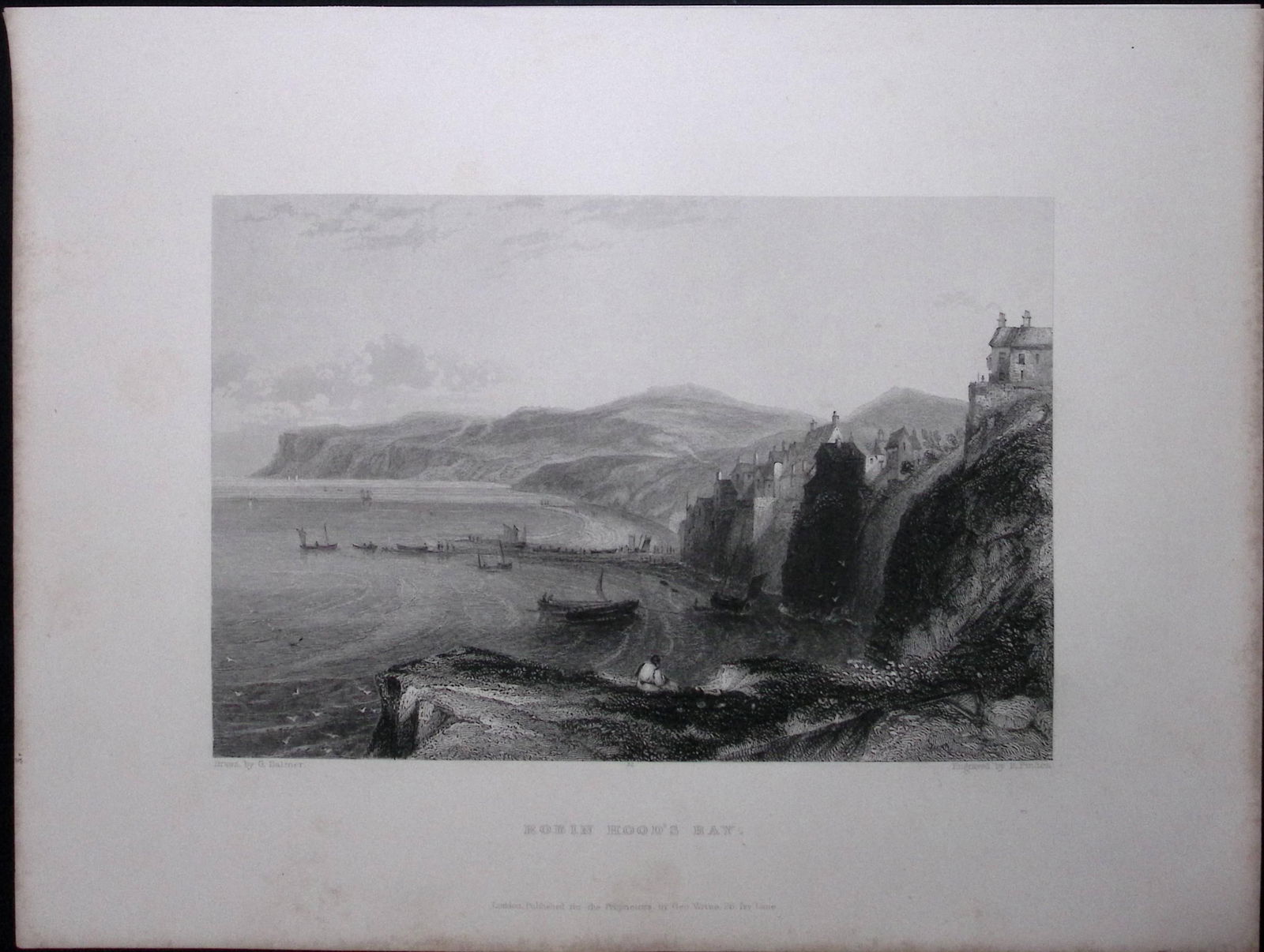 Burlington Quay Yorkshire WH Bartlett 183 Years-Old Antique Steel Engraving-36: Title: Burlington Quay Yorkshire WH Bartlett 183 Years-Old Antique Steel Engraving-36 Description: This Steel Engraved Print Has Been Removed from an Antique 1842 Edition of. Finden’s The