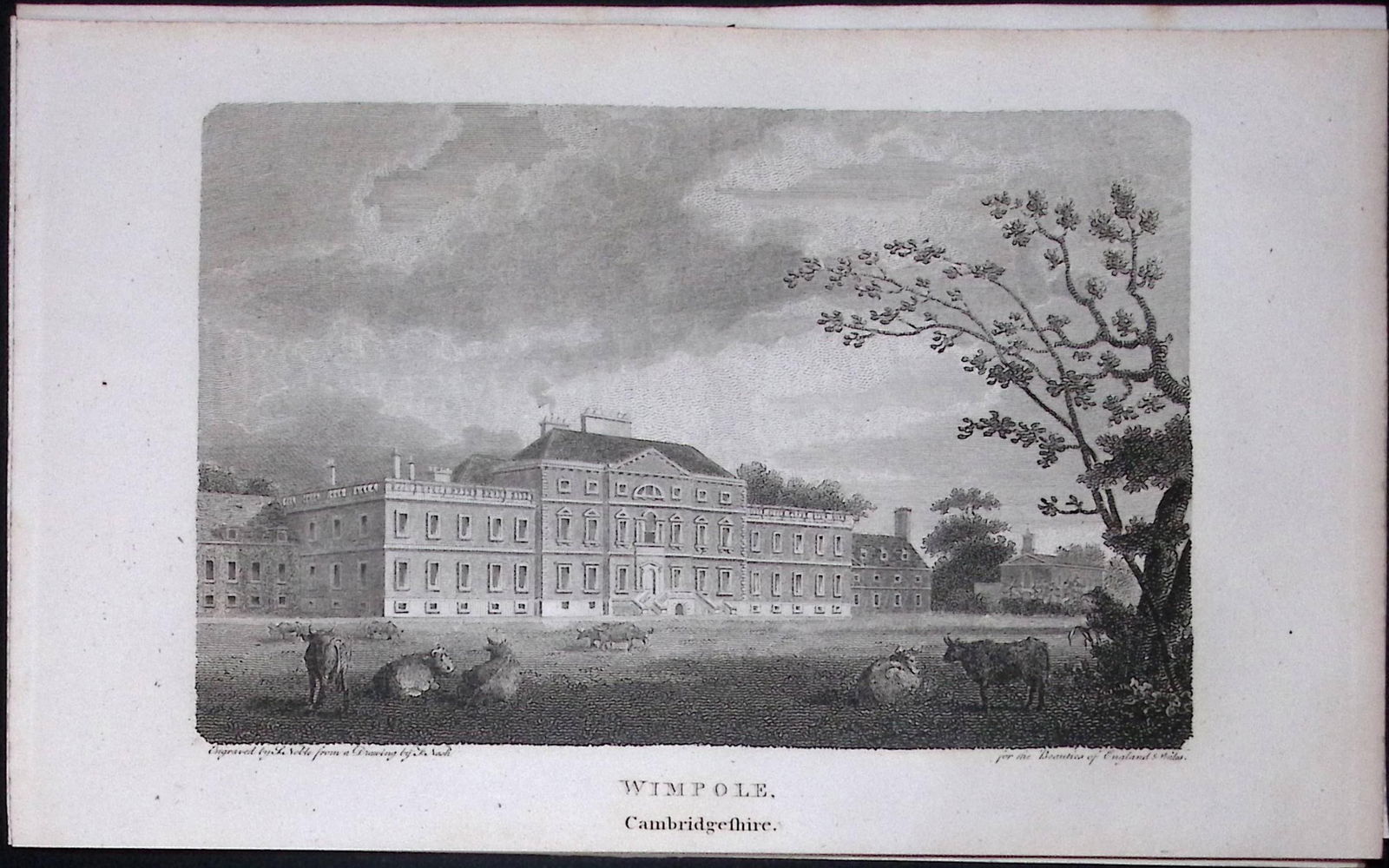 Wimpole Cambridgeshire Antique 224 Years-Old Steel-Engraving-63: Title: Wimpole Cambridgeshire Antique 224 Years-Old Steel-Engraving-63 Description: Wimpole Cambridgeshire Antique 224 Years-Old Steel-Engraving-63. This Cambridgeshire Georgian Antique Print