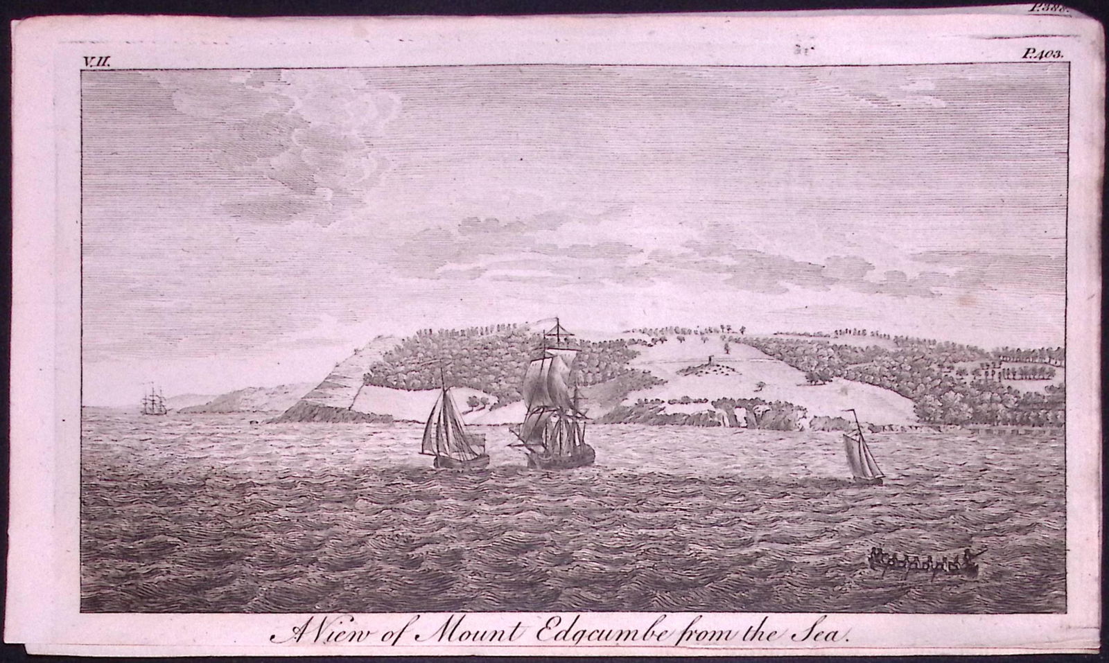 Mount Edgcumbe-Cornwall Rare 1776 Georgian Copper Antique Engraving -52: Title: Mount Edgcumbe-Cornwall Rare 1776 Georgian Copper Antique Engraving -52 Description: Barnwell Near Cambridge Rare Georgian Copper Antique 1776 Engraving-10 This Nearly 250-Year-Old