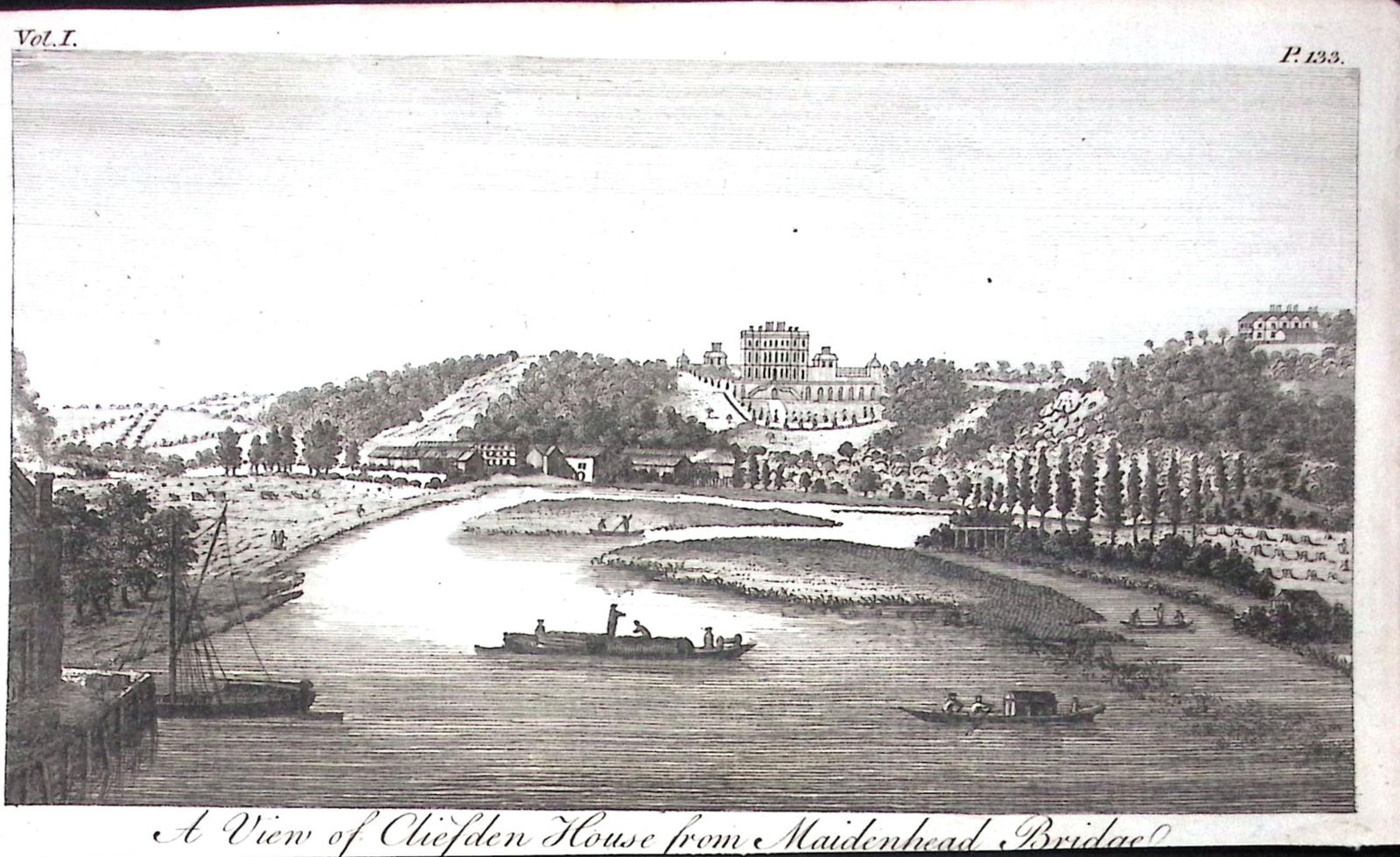Maidenhead Bridge View Rare Georgian Copper Antique 1776 Engraving-95: Title: Maidenhead Bridge View Rare Georgian Copper Antique 1776 Engraving-95 Description: This Nearly 250-Year-Old Antique Piece Was Removed from an Edition of. A New Display of the Beauties of