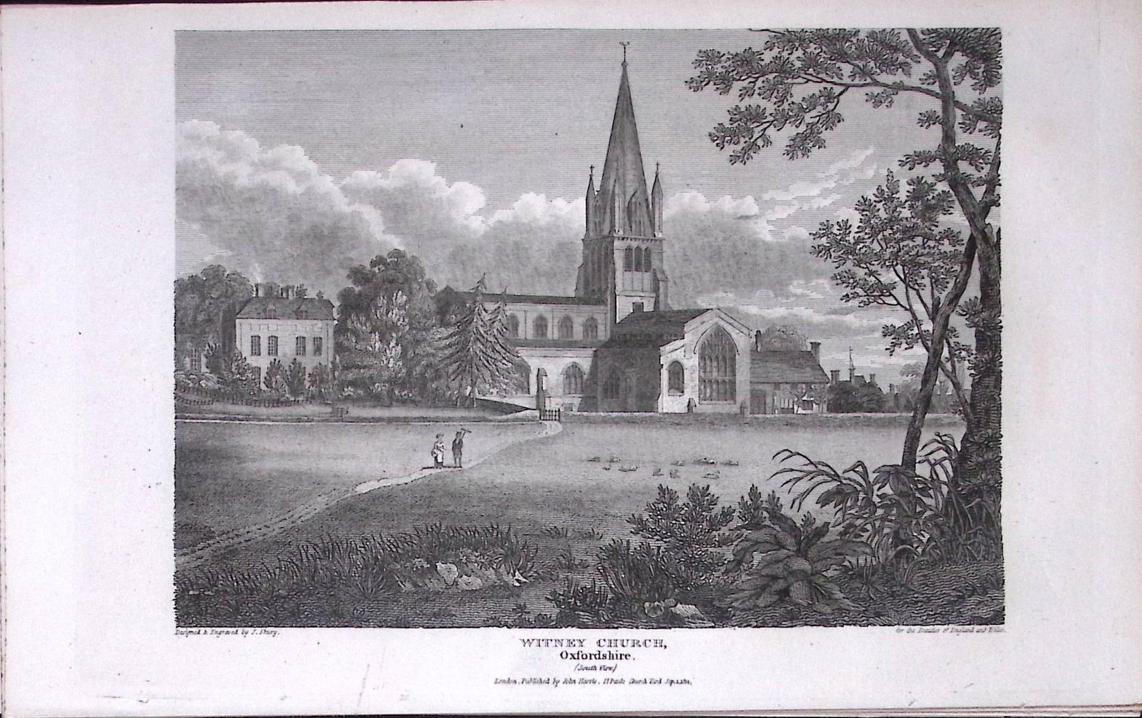 Witney Church Oxfordshire Antique 212 Years-Old Steel-Engraving-58: Title: Witney Church Oxfordshire Antique 212 Years-Old Steel-Engraving-58 Description: This Oxfordshire Georgian Antique Print Was Removed from a First Edition of. The Beauties of