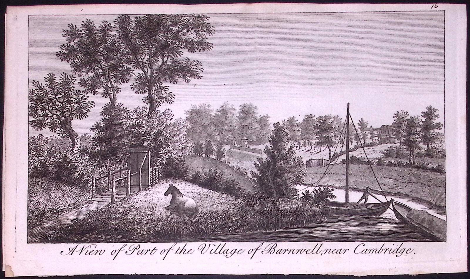 Barnwell Near Cambridge Rare Georgian Copper Antique 1776 Engraving-10: Title: Barnwell Near Cambridge Rare Georgian Copper Antique 1776 Engraving-10 Description: Barnwell Near Cambridge Rare Georgian Copper Antique 1776 Engraving-10 Th