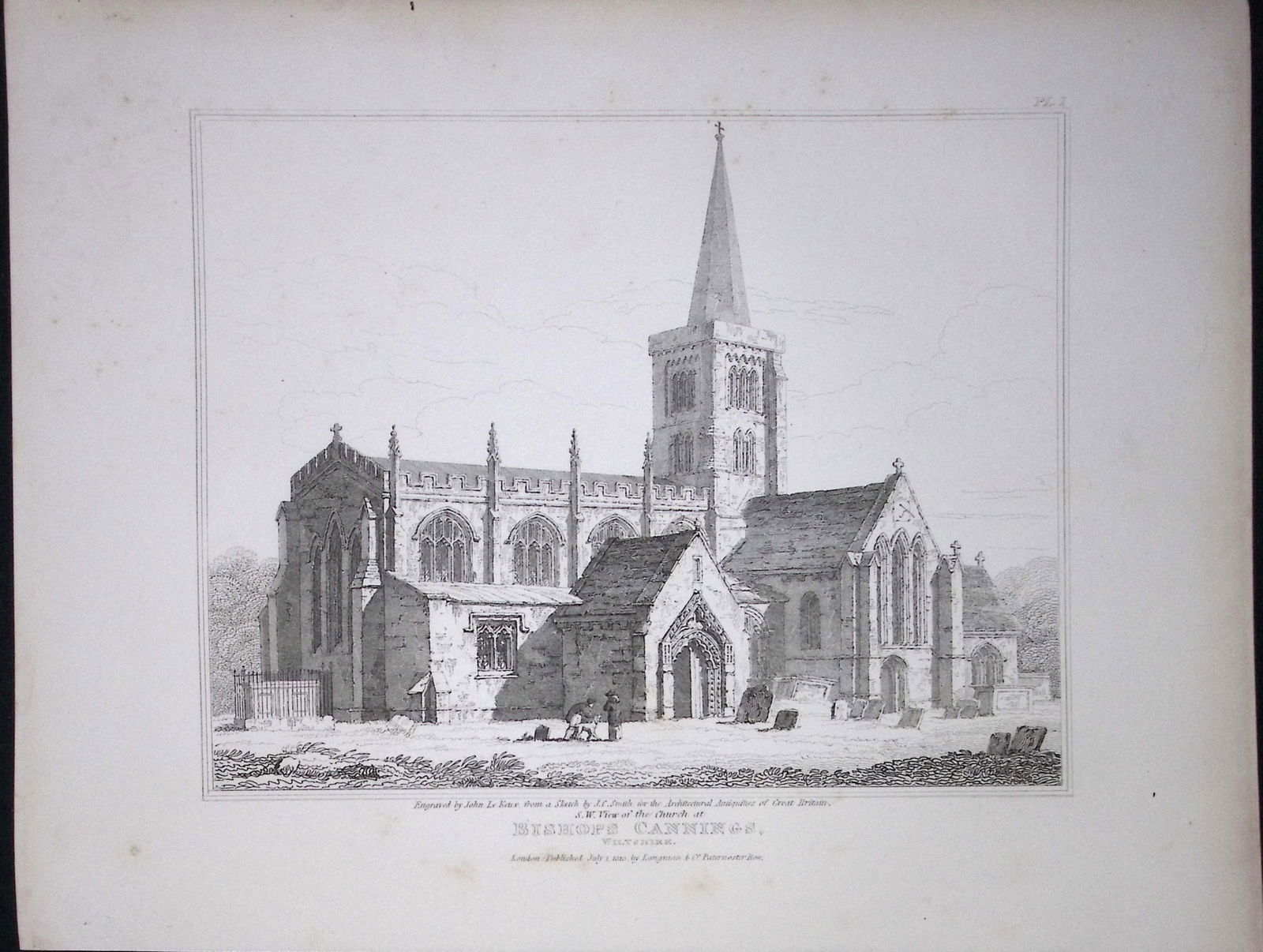 Bishop Cannings Church Wiltshire 190 Years-Old Rare John Britton Antique Steel Engraving-94: Title: Bishop Cannings Church Wiltshire 190 Years-Old Rare John Britton Antique Steel Engraving-94 Description: This 191 Years-Old Steel Engraved Plate Has Been Removed from an Antique Edition