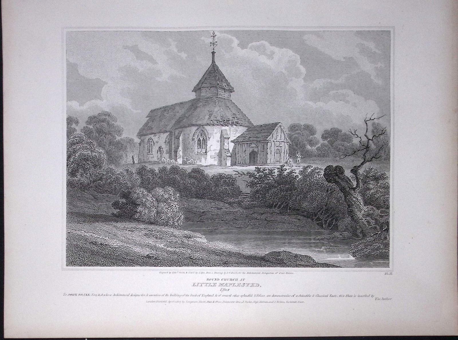 Little Maplested Church Essex Rare John Britton 191 Years-Old Antique Steel Engraving-25: Title: Little Maplested Church Essex Rare John Britton 191 Years-Old Antique Steel Engraving-25 Description: This 191 Years-Old Steel Engraved Plate Has Been Removed from an Antique Edition of. 