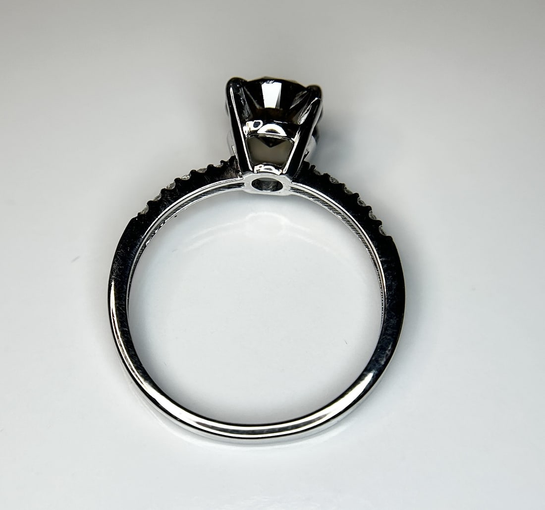 Beautiful 1.86ct Untreated Natural Champagne Solitaire Diamond & 18k Gold - 5