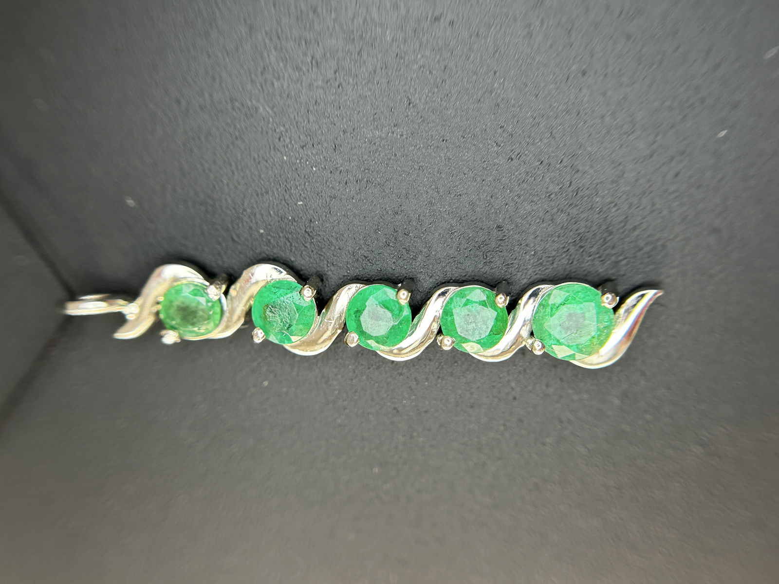 Beautiful 1.17ct Natural Emerald Pendant With Platinum 950 - 2