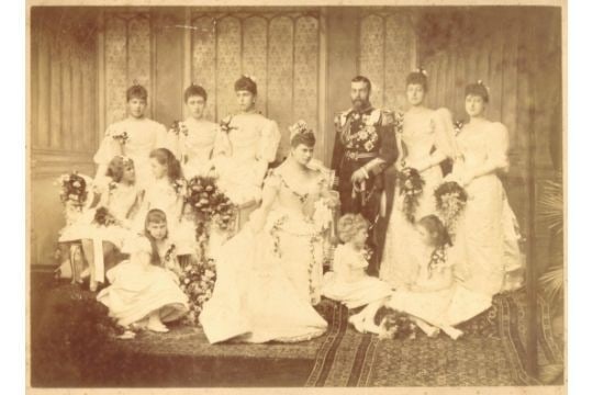Royalty 1893 The Marriage of King George V and Queen Mary hand signed dated July 6th 1893.Wedding - 8