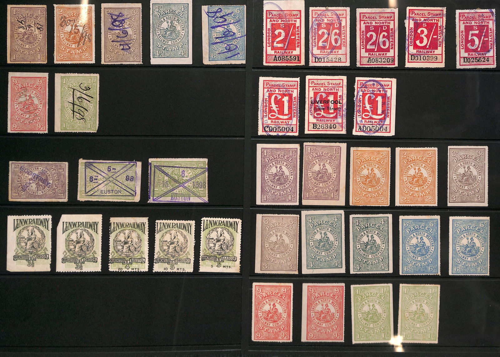 Great Britain - Railways 1860 - 6