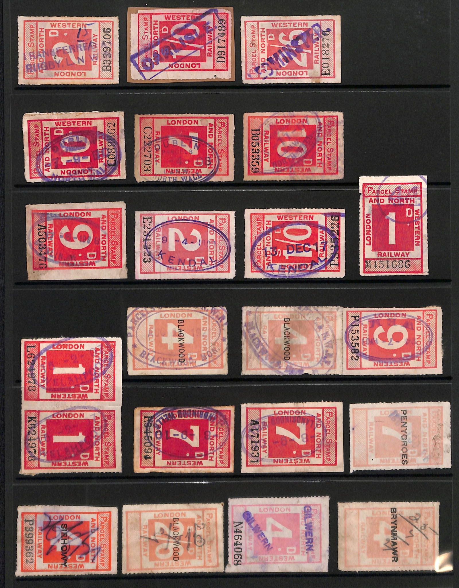 Great Britain - Railways 1860 - 7