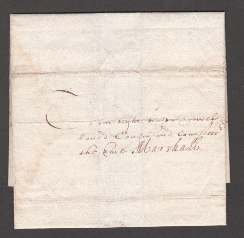 G.B - Royalty 1627 (July 8): Title: G.B - Royalty 1627 (July 8) Description: Entire letter Òfrom our Court at WindsorÓ addressed ÒTo our right honoured & wel-beloved cousin and counsellor the Earl