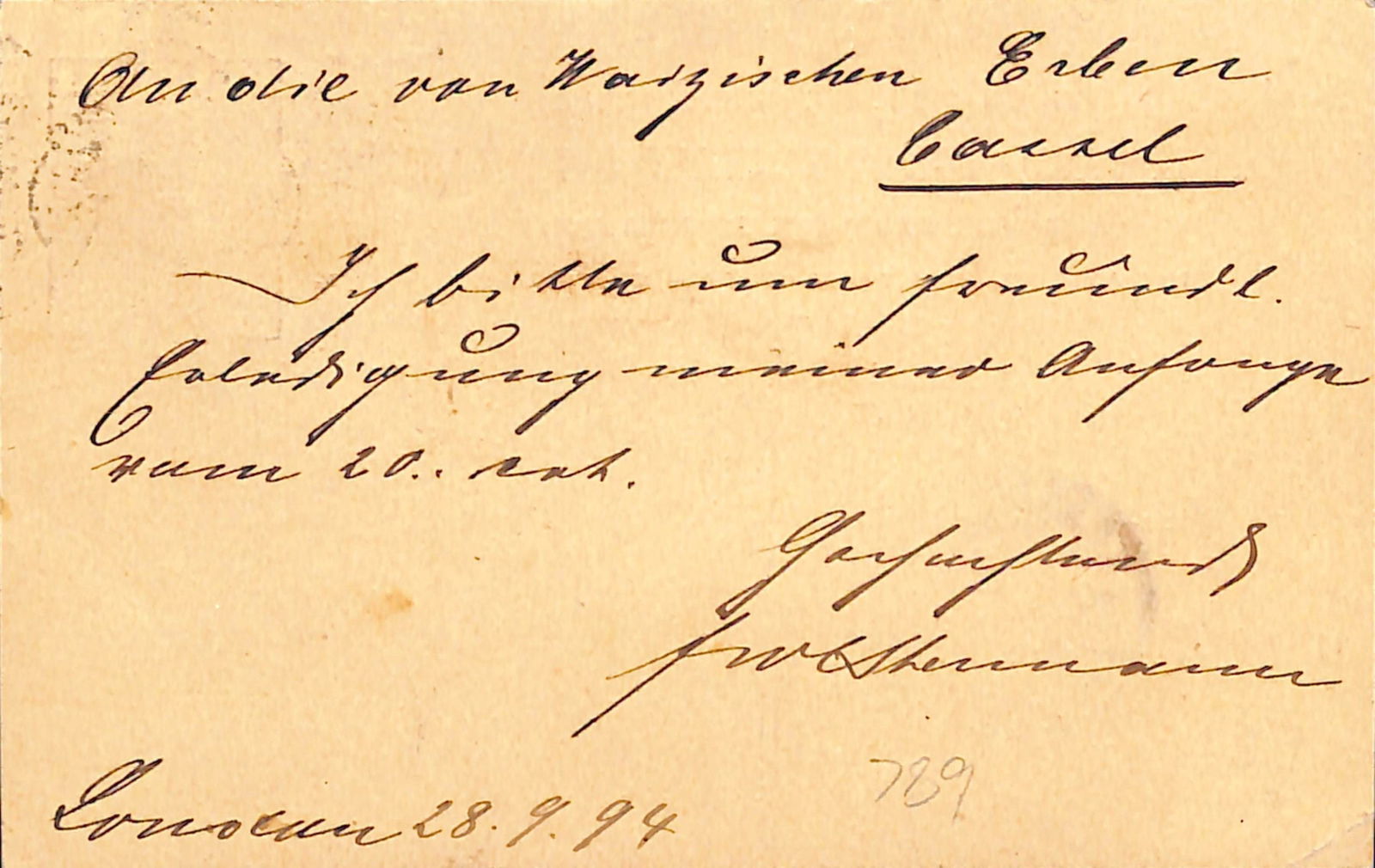 G.B. - London 1894 - 2