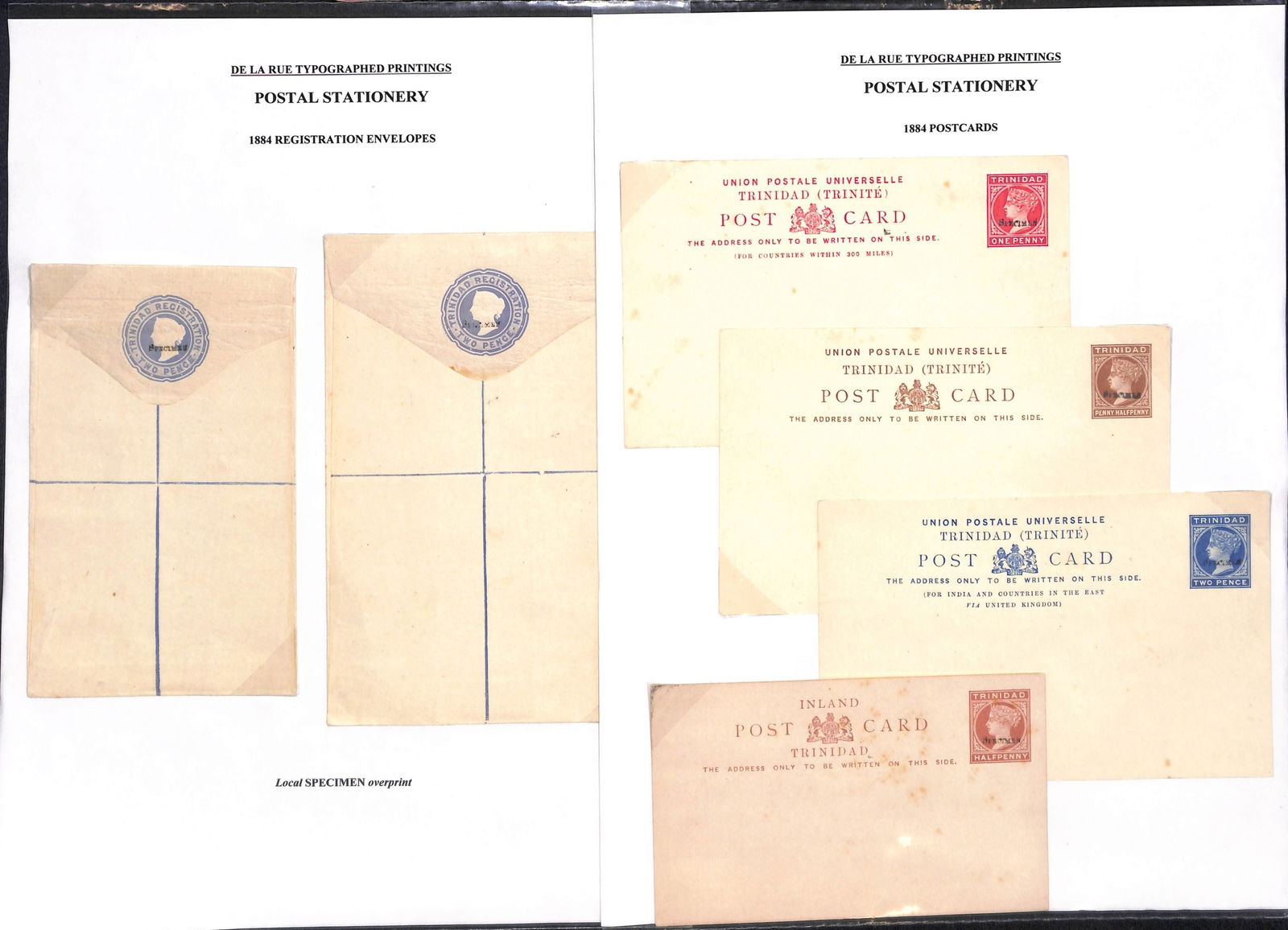 Trinidad - Postal Stationery 1883-84 - 2