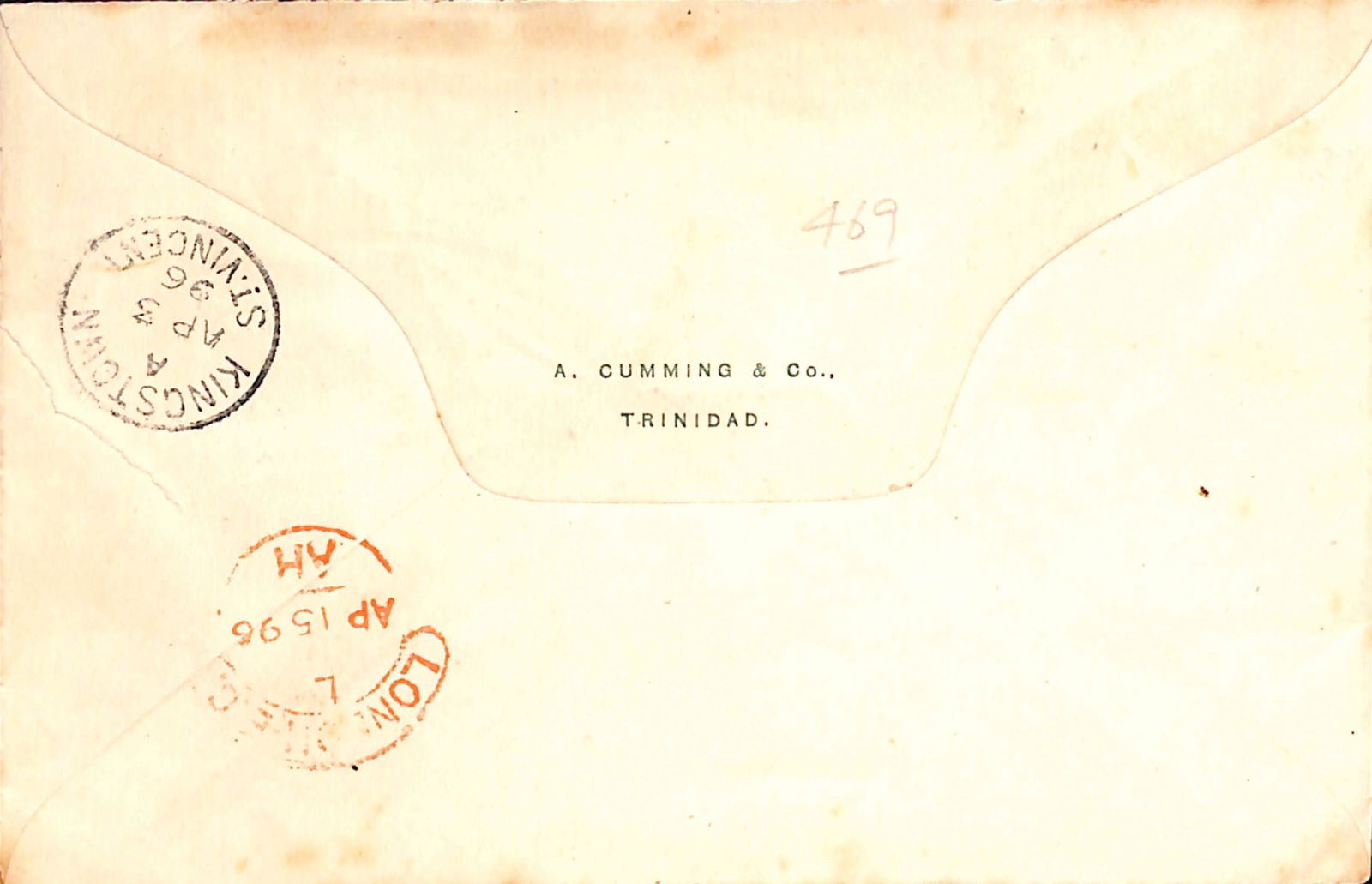 Saint Vincent / Grenada / Trinidad 1896 - 2