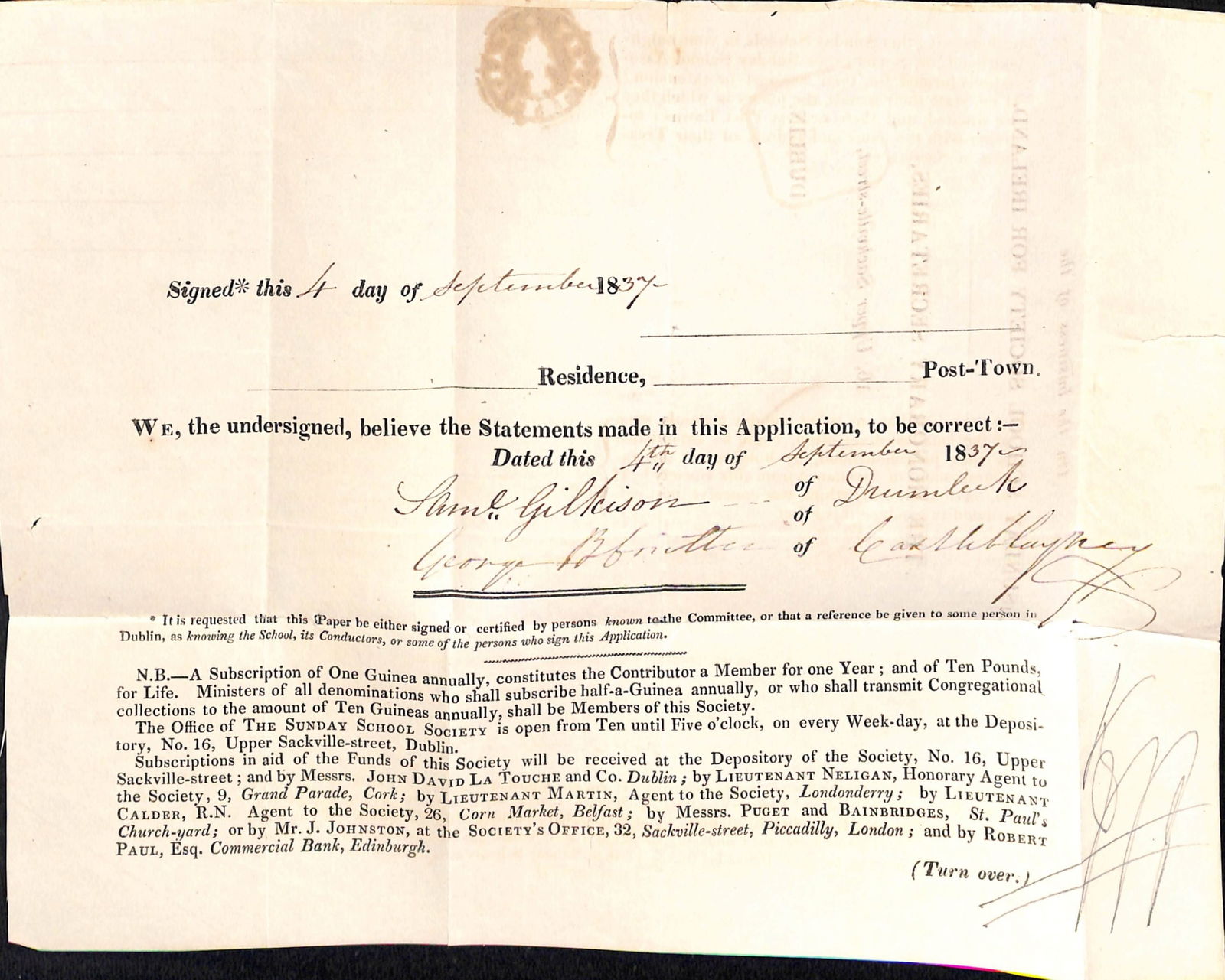 G.B. - Ireland 1837 - 2