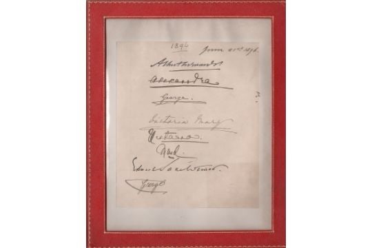 Royalty selection of Royal signatures taken from the visitorÕs book: Title: Royalty selection of Royal signatures taken from the visitorÕs book Description: Royalty selection of Royal signatures taken from the visitorÕs book of Silwood Park