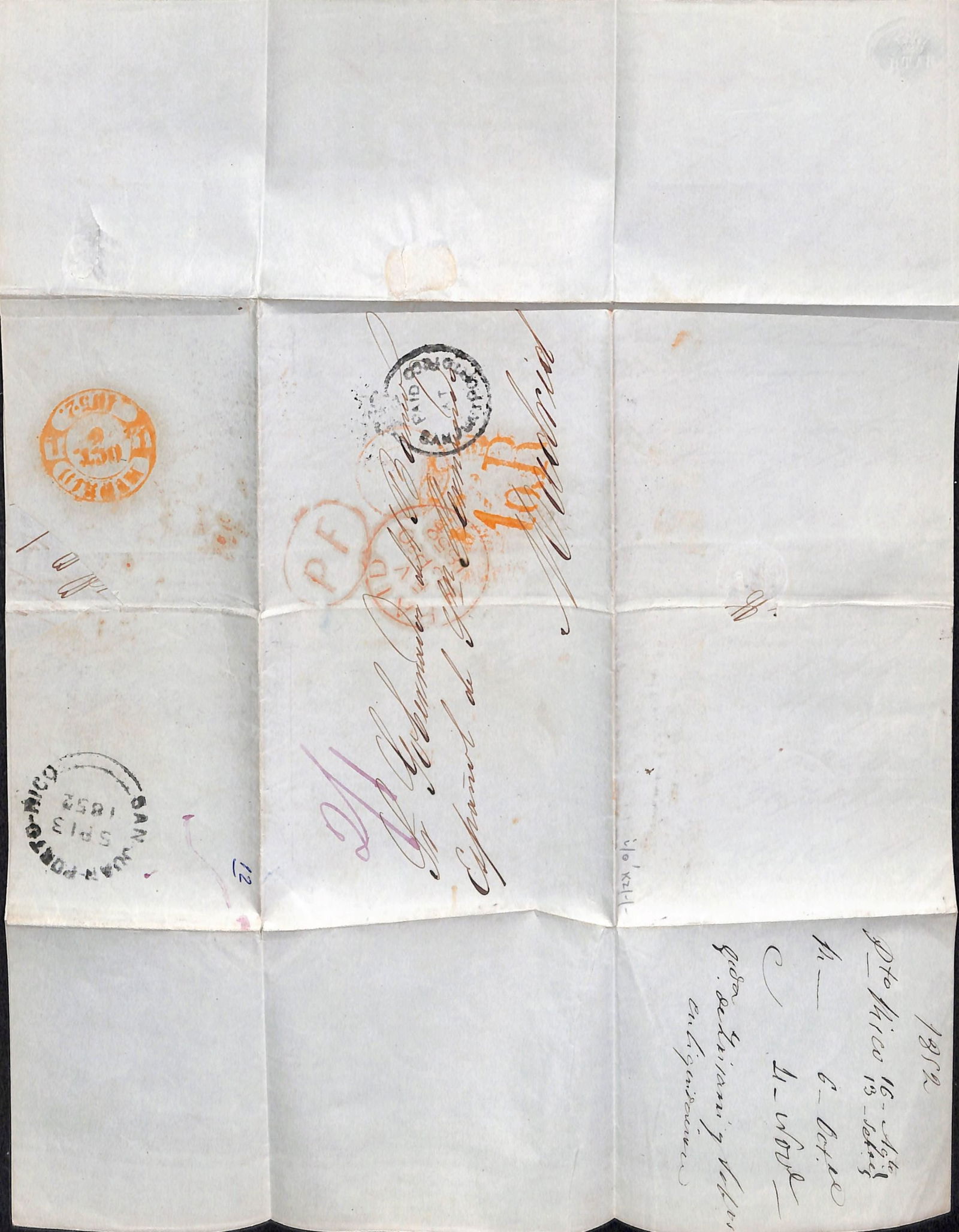 Puerto Rico 1852 - 5