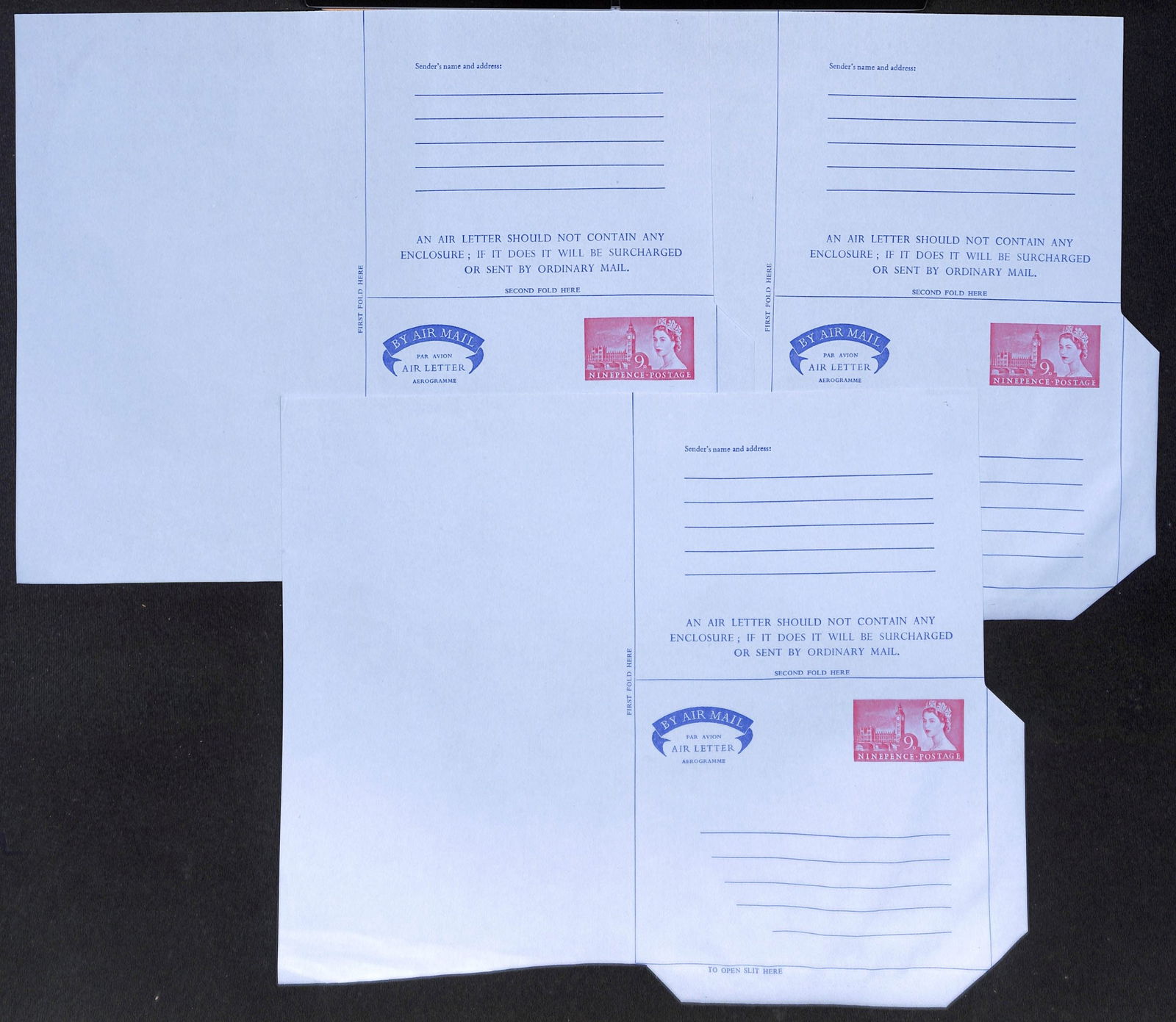 Great Britain Stationery 1969: Title: Great Britain Stationery 1969 Description: Last of the old style Big Ben airletters printed by McCorkindale & Co. Ltd., Wolverton, Buckinghamshire 22nd March 1969 and purchased from