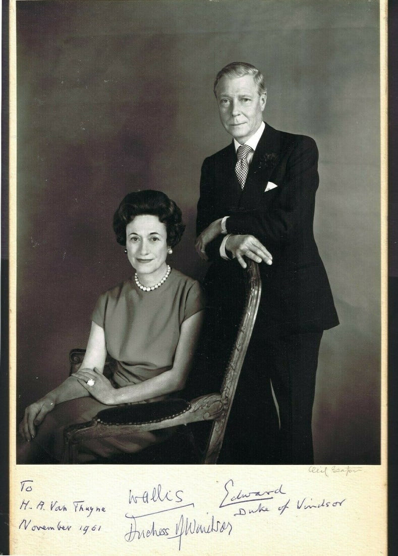 Royalty. Edward VIII. Photograph by Cecil Beaton of Edward VIII as Duke of Windsor, and his wife - 4