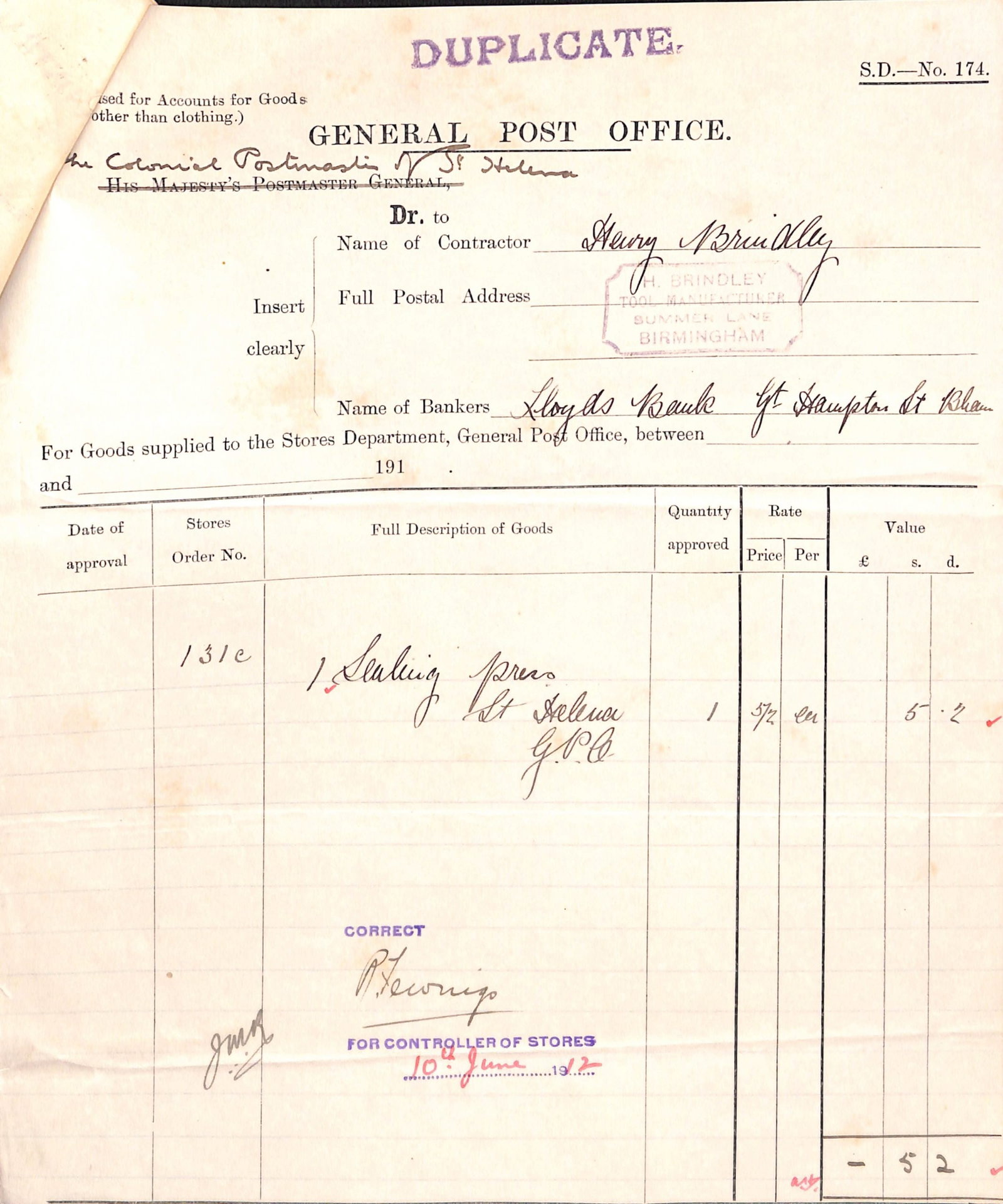 Saint Helena 1912 - 5