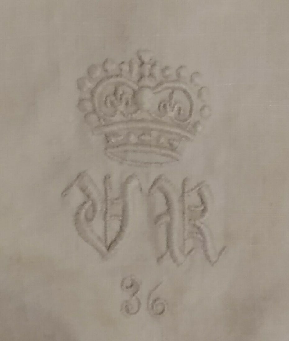 Royalty Queen Victoria's Nightdress 100% Cotton Embroidered CROWMN above VR No 36 being No 36 of: Title: Royalty Queen Victoria's Nightdress 100% Cotton Embroidered CROWMN above VR No 36 being No 36 of Description: Royalty Queen Victoria's NightdressÊ 100% Cotton Embroidered CROWMN