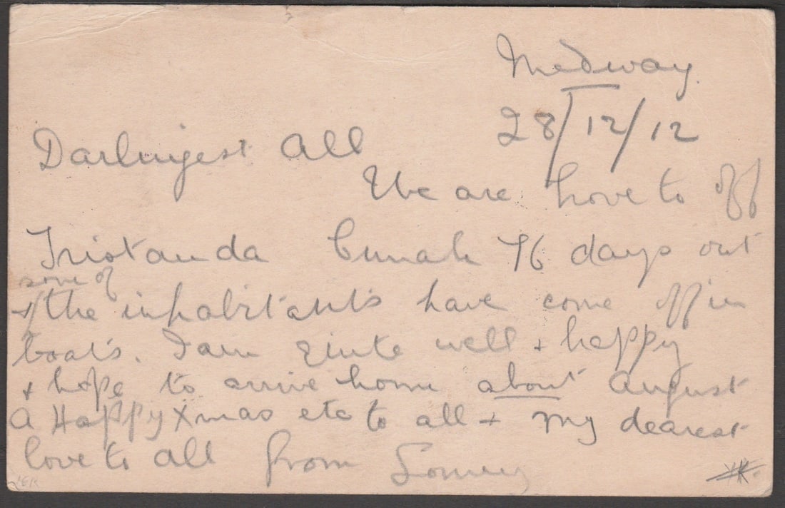 Tristan Da Cunha 1912 (Dec 28) - 2