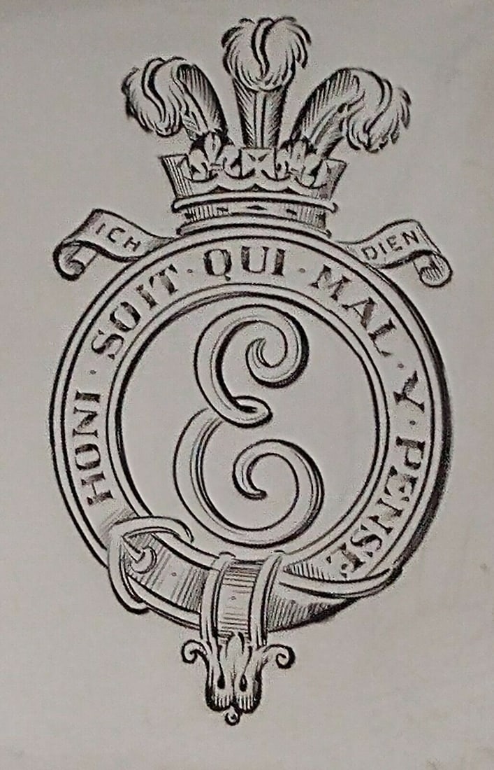 Royalty Signed Edward P mounted in silver wooden easel backed frame. Made by silversmiths Alfred - 4