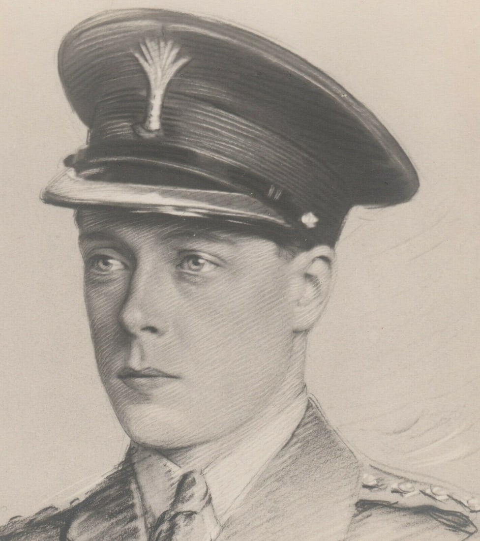 Royalty Signed Edward P mounted in silver wooden easel backed frame. Made by silversmiths Alfred - 5