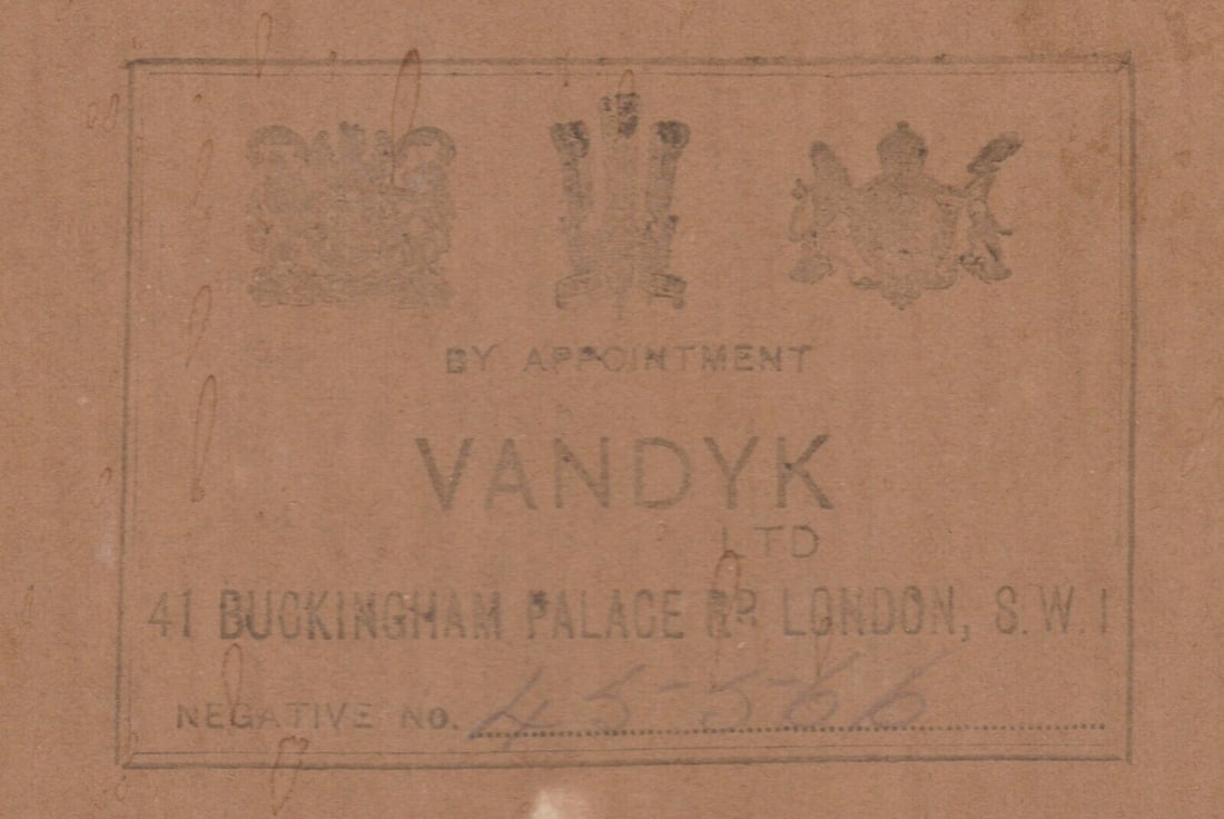 Royalty Signed Edward P mounted in silver wooden easel backed frame. Made by silversmiths Alfred - 8