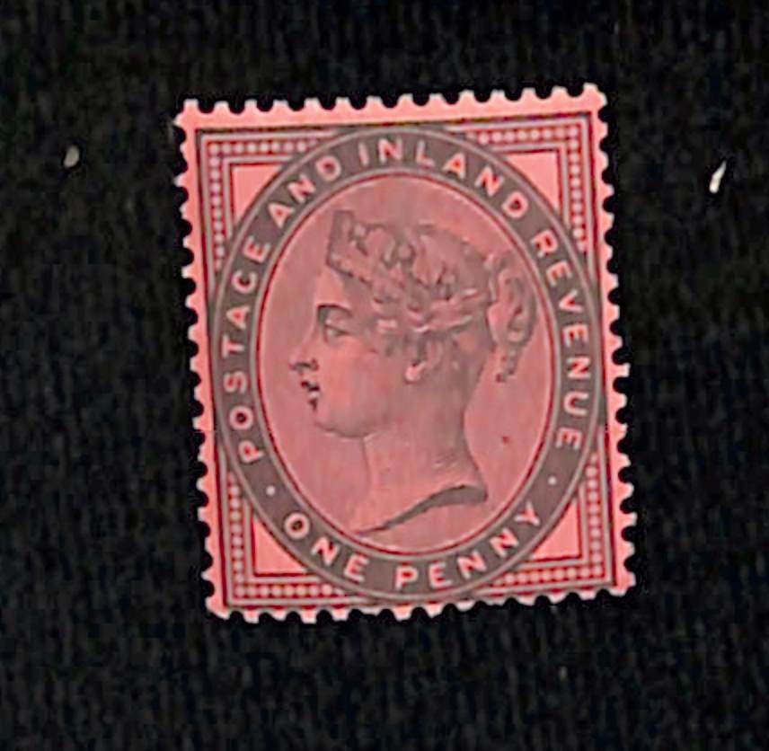 G.B. - Surface Printed 1881: Title: G.B. - Surface Printed 1881 Description: 1d Die II, perf 14 colour trial in lilac on pink paper, fine mint. Delivery option: Collection & Delivery Category: Collectables