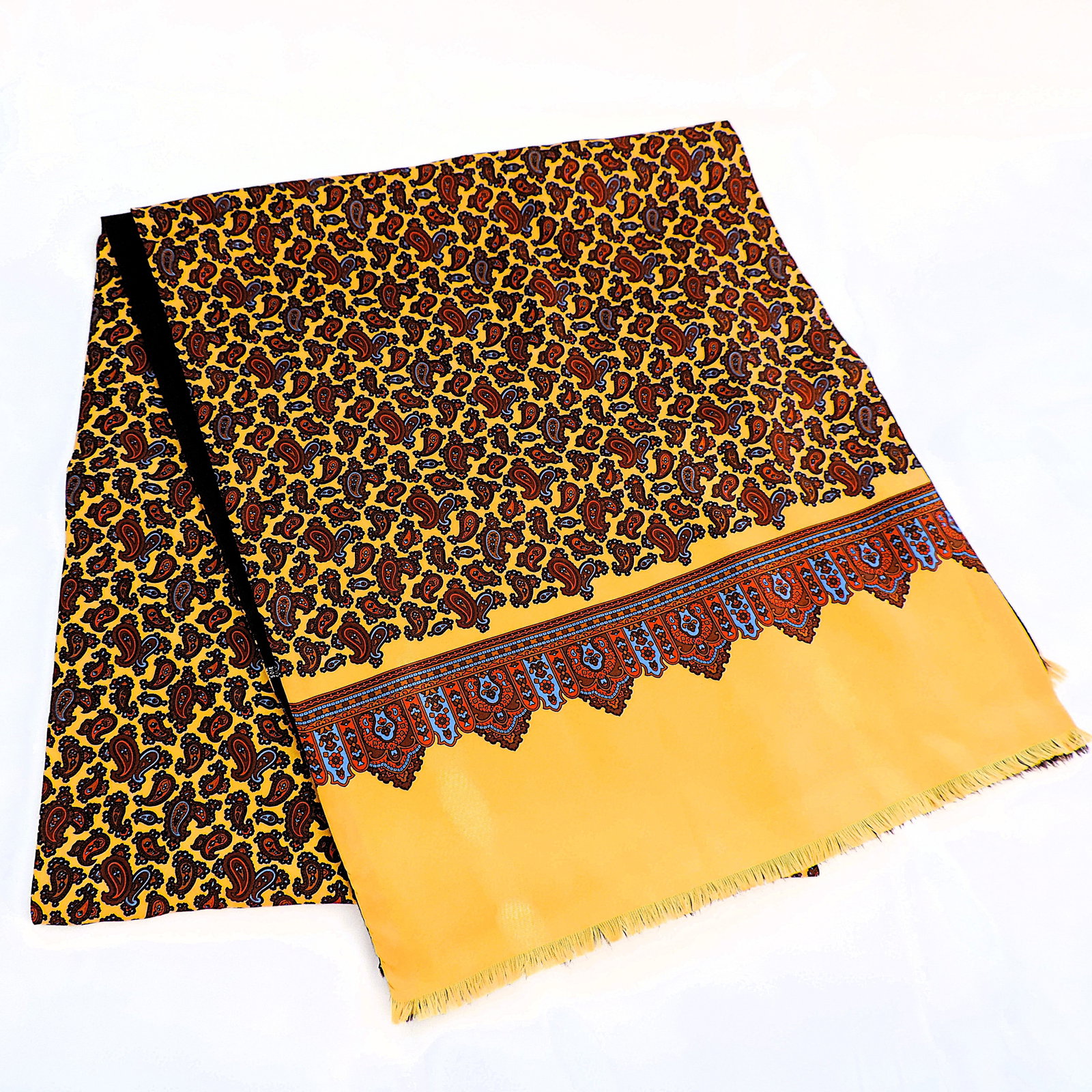 'New' Designer Silk Scarf Made In Italy - 6