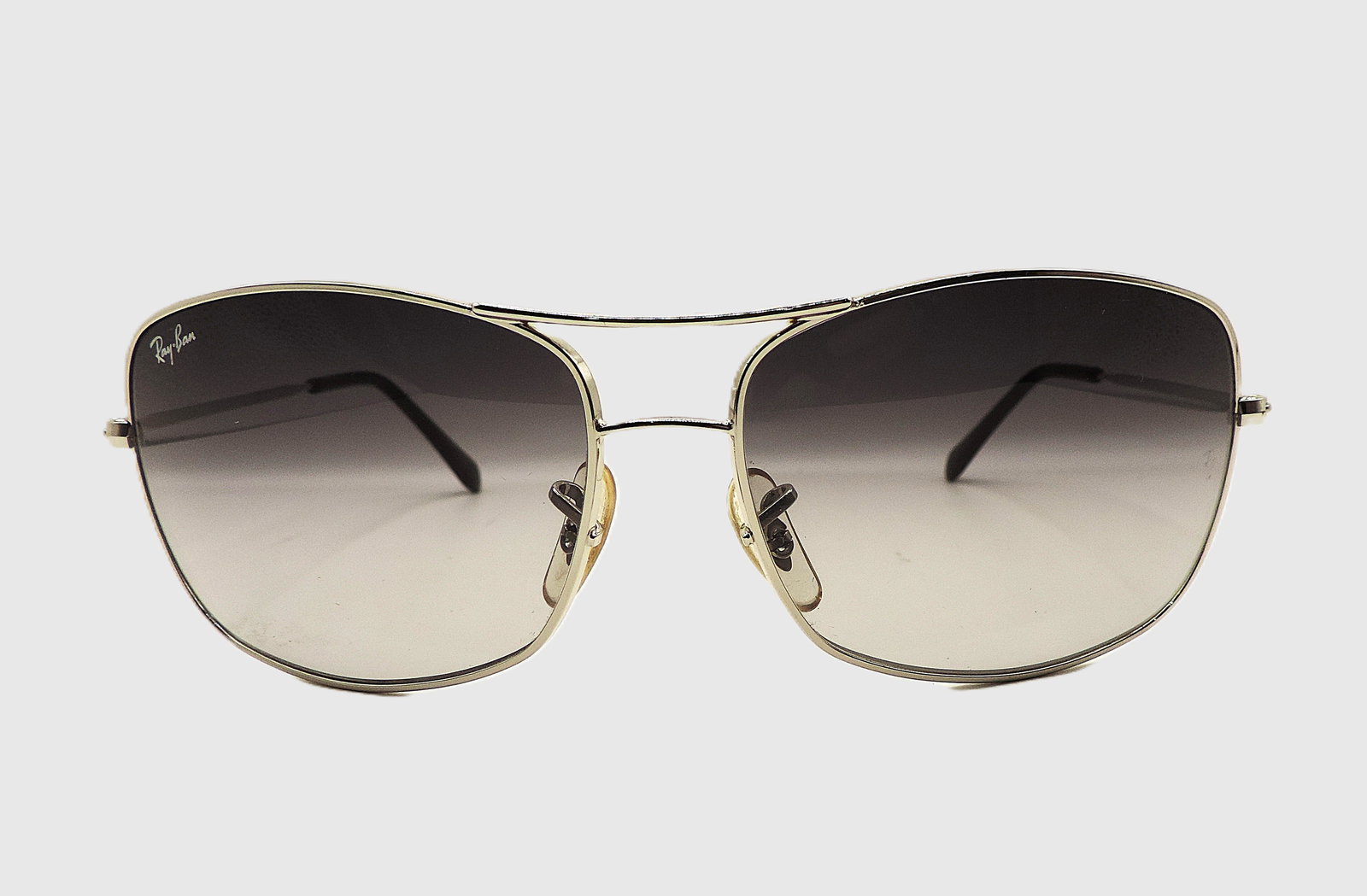 Ray-Ban Aviator Silver Frame Unisex Sunglasses - 5