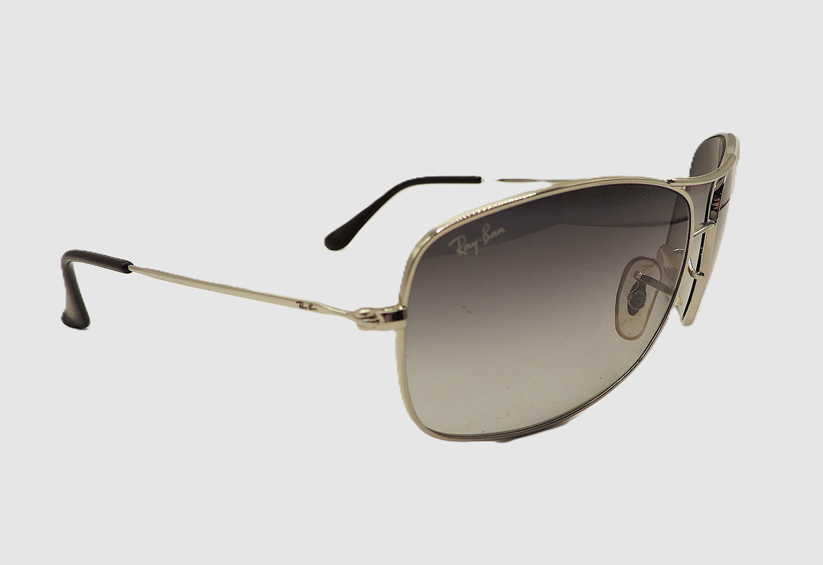 Ray-Ban Aviator Silver Frame Unisex Sunglasses - 6