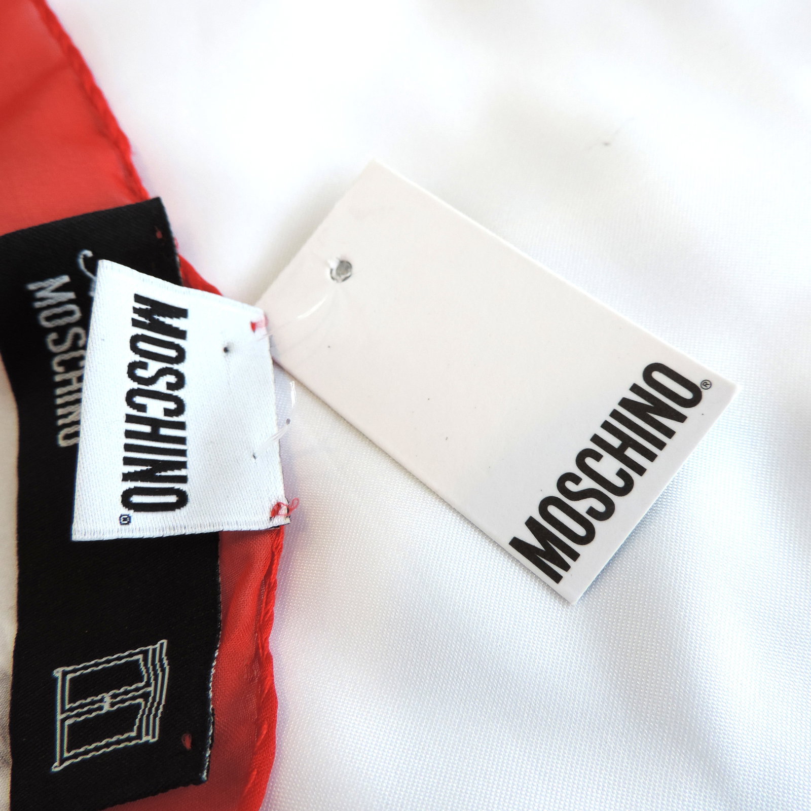 Moschino Archivio Silk Scarf Large 177cmx68cm New Unworn With Tags - 7