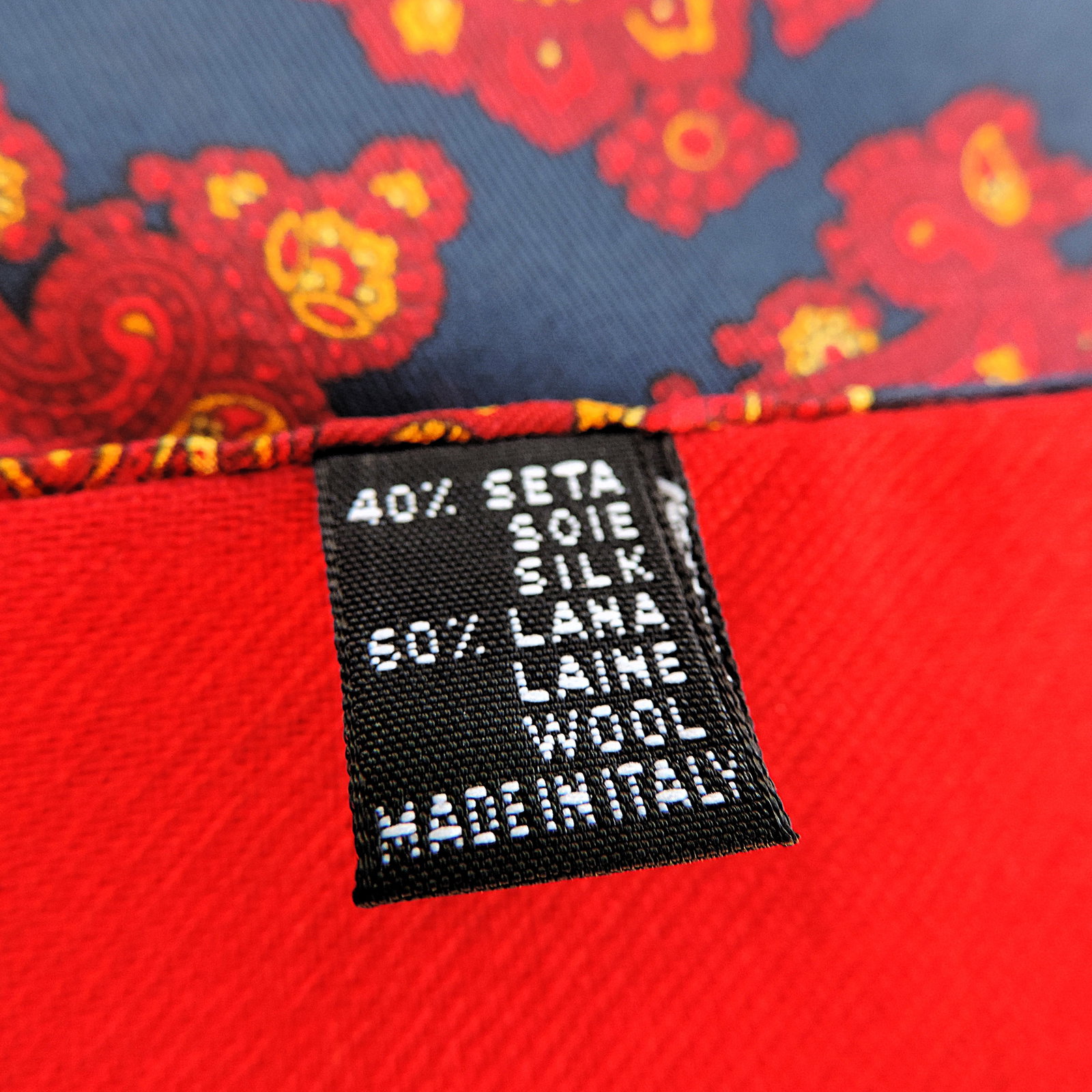 'New' Men's Made In Italy Designer Silk Scarf - 4