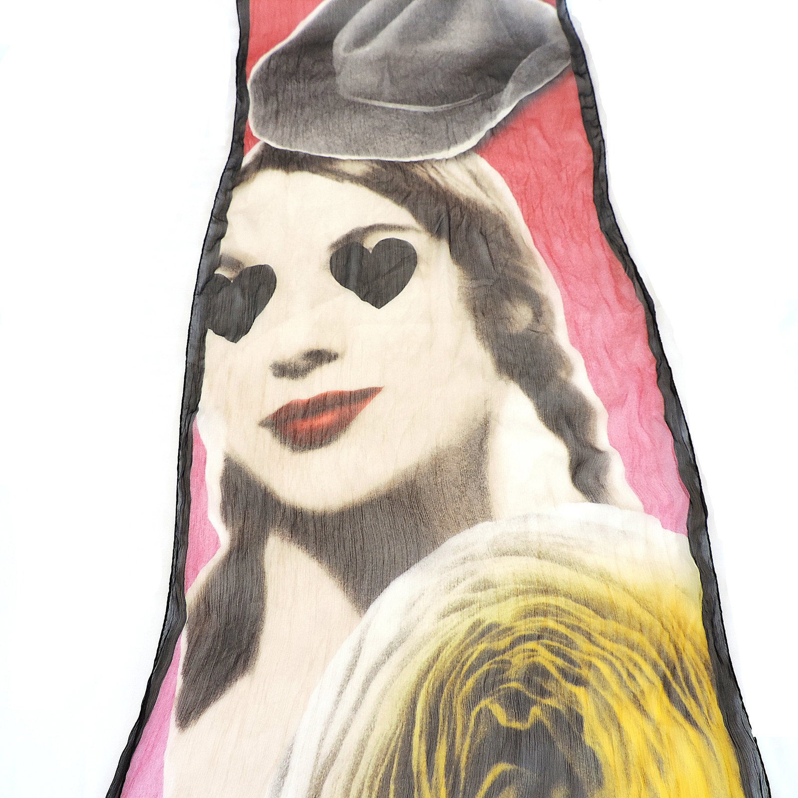 Vintage Moschino Silk Scarf 172x60cm - 3