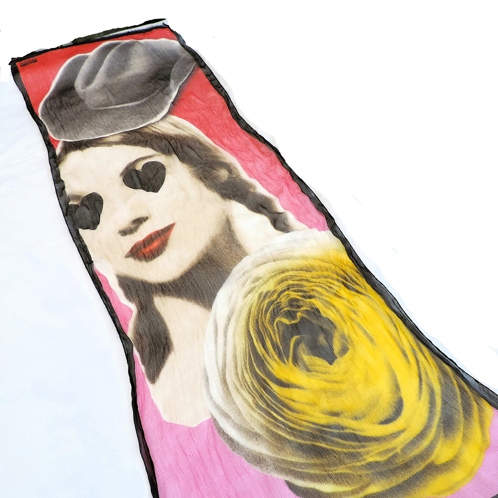 Vintage Moschino Silk Scarf 172x60cm - 4