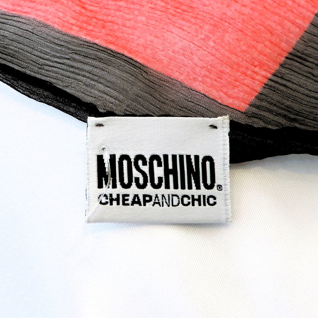 Vintage Moschino Silk Scarf 172x60cm - 6