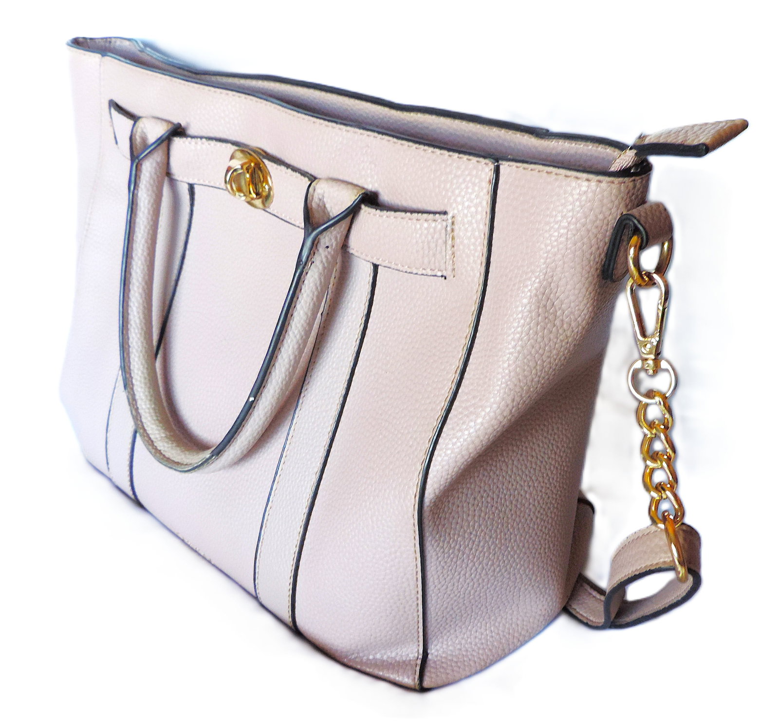CARVELA Dusty Pink Twin Handled Tote Bag - 3