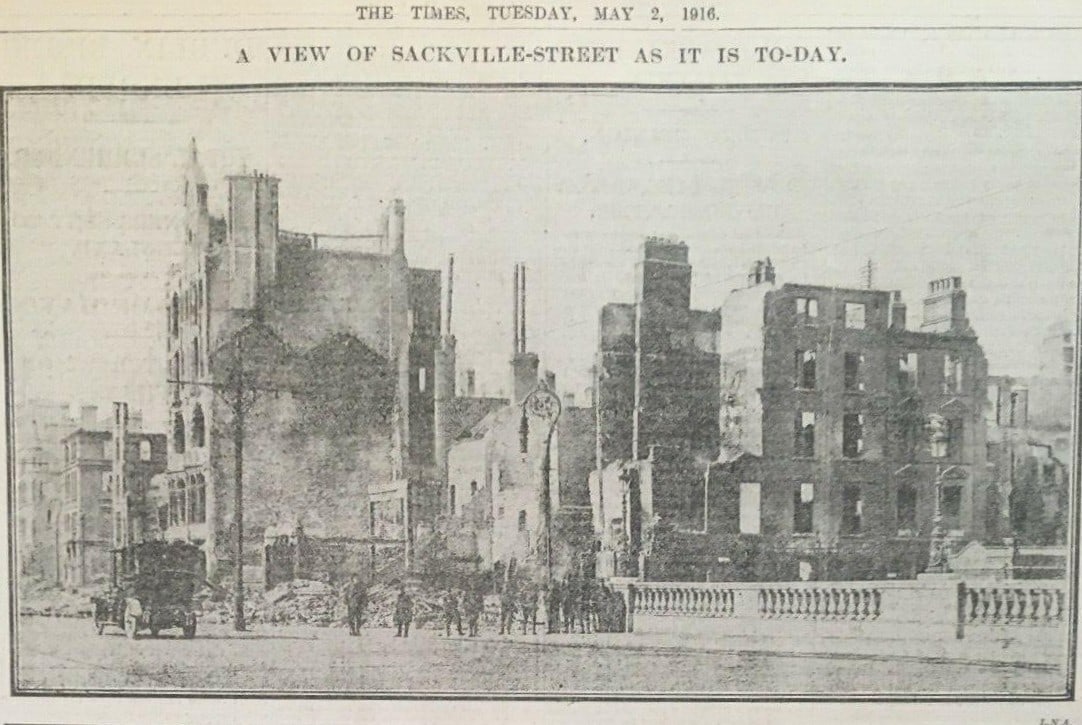 Irish Easter Rising 1916 Padraig Pearse Letter of Surrender, GPO In Ruins Rare Newspaper - 2
