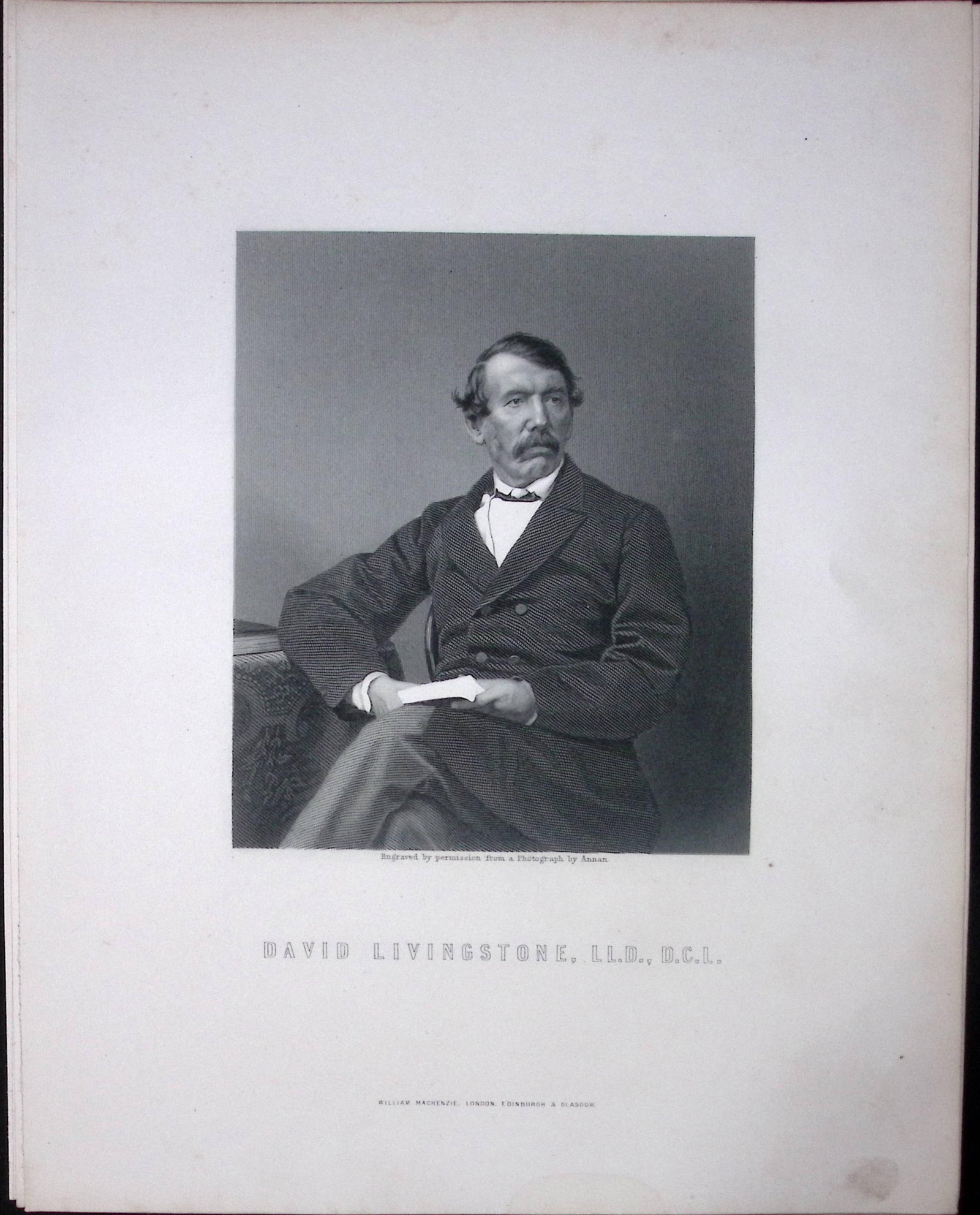 David Livingstone Scotland 1873 Antique Victorian 152 Years-Old Engraving-50: Title: David Livingstone Scotland 1873 Antique Victorian 152 Years-Old Engraving-50 Description: This Antique Print Was Removed from an Edition of. Tytler's Histor