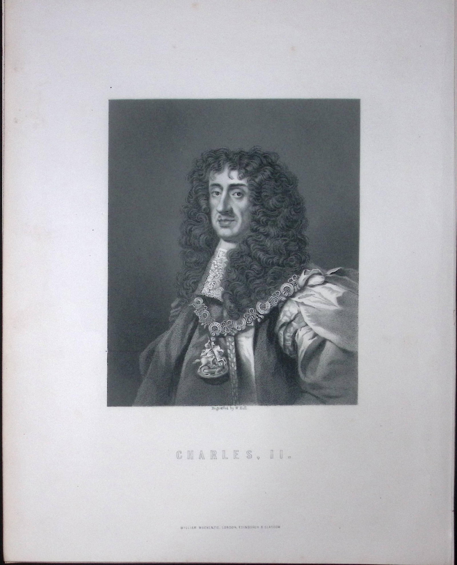 Charles II Portrait Scotland Antique 152 Years-Old Victorian Engraving-35: Title: Charles II Portrait Scotland Antique 152 Years-Old Victorian Engraving-35 Description: This Antique Print Was Removed from an Edition of. Tytler's History of Scotland Published in 1873
