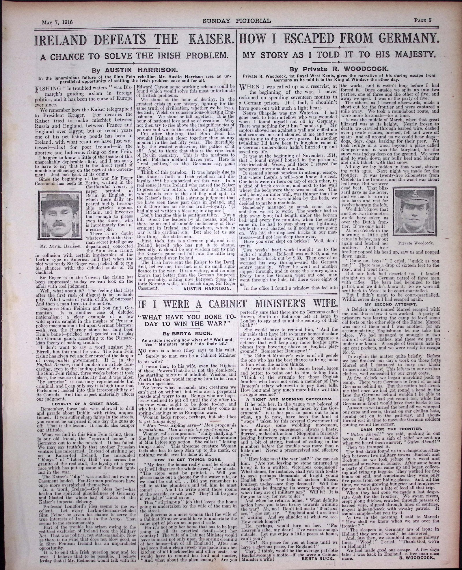 Ireland Easter Rising Plunkett & Gifford Marries ,Thomas Clarke & Sean MacDiarmada Executed. - 10