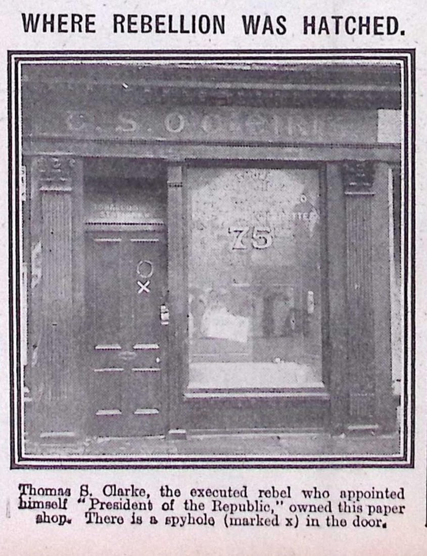 Ireland Easter Rising Plunkett & Gifford Marries ,Thomas Clarke & Sean MacDiarmada Executed. - 5